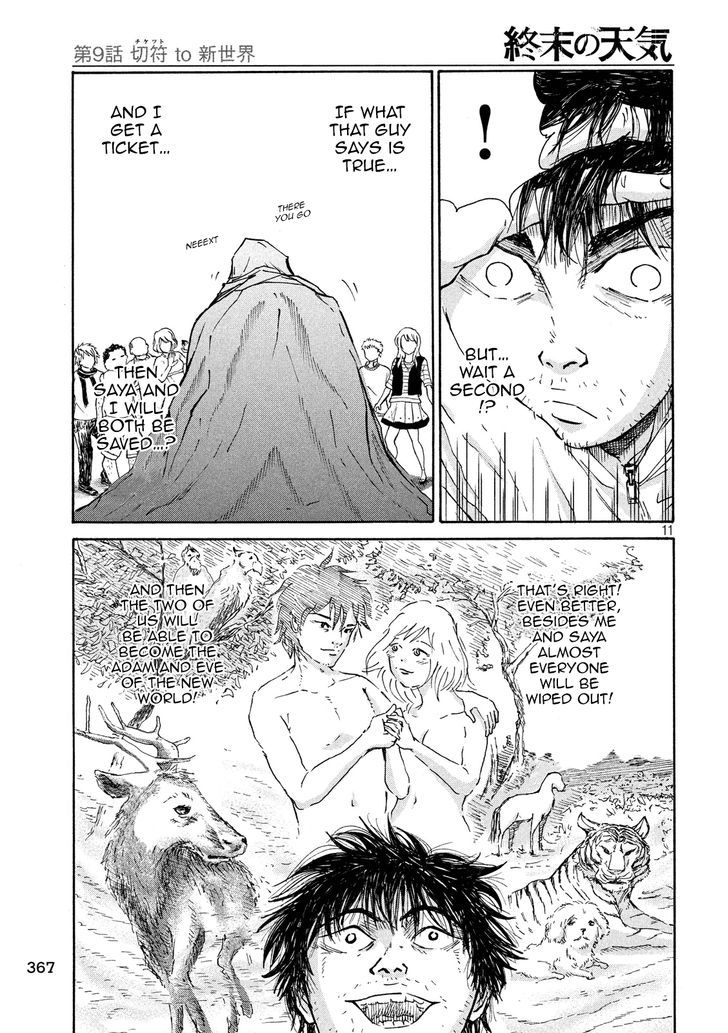 Shuumatsu no Tenki Chapter 9 page 11 - Chapter 9 : Ticket to the New World