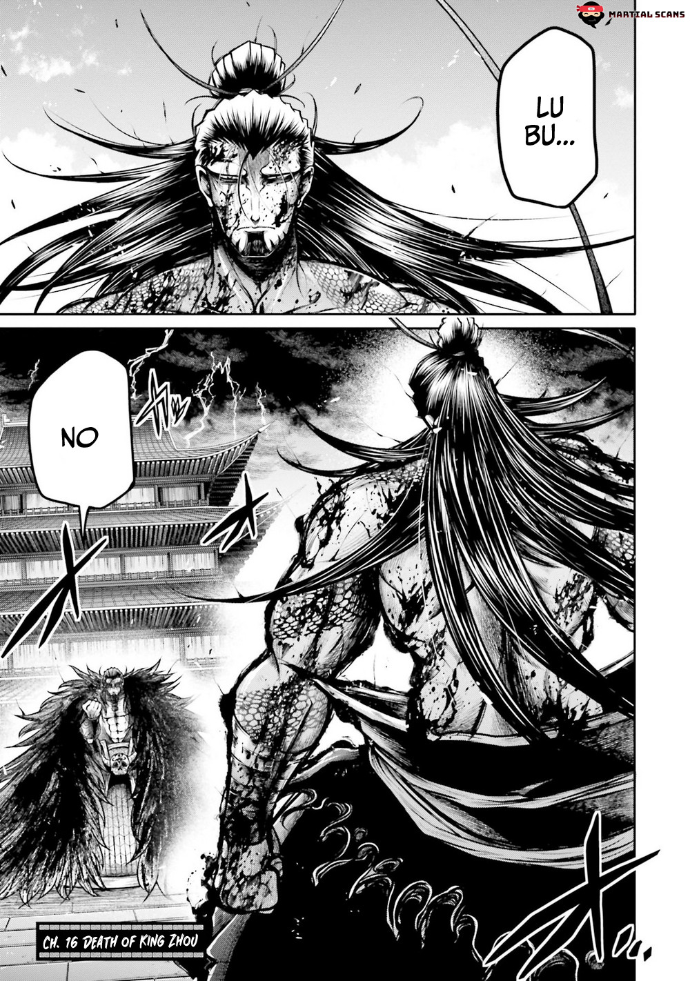 Shuumatsu no Valkyrie: The Legend of Lu Bu Fengxian Chapter 16 page 2 - Chapter 16: Death of King Zhou