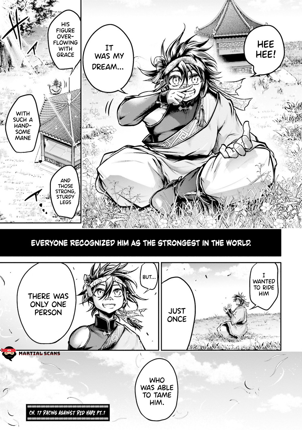 Shuumatsu no Valkyrie: The Legend of Lu Bu Fengxian Chapter 17 page 2 - Chapter 17: Racing against Red Hare pt.1