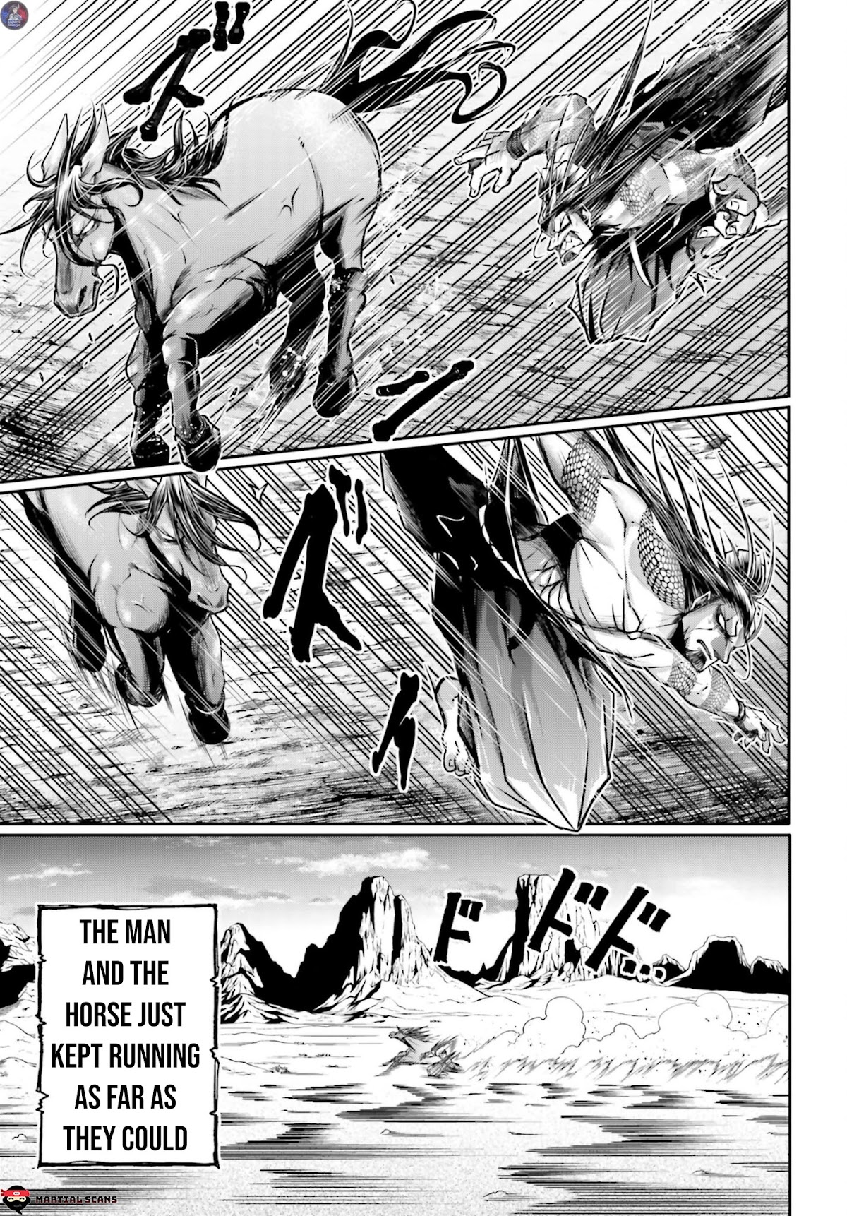 Shuumatsu no Valkyrie: The Legend of Lu Bu Fengxian Chapter 18 page 7 - Chapter 18: Racing against Red Hare pt.2