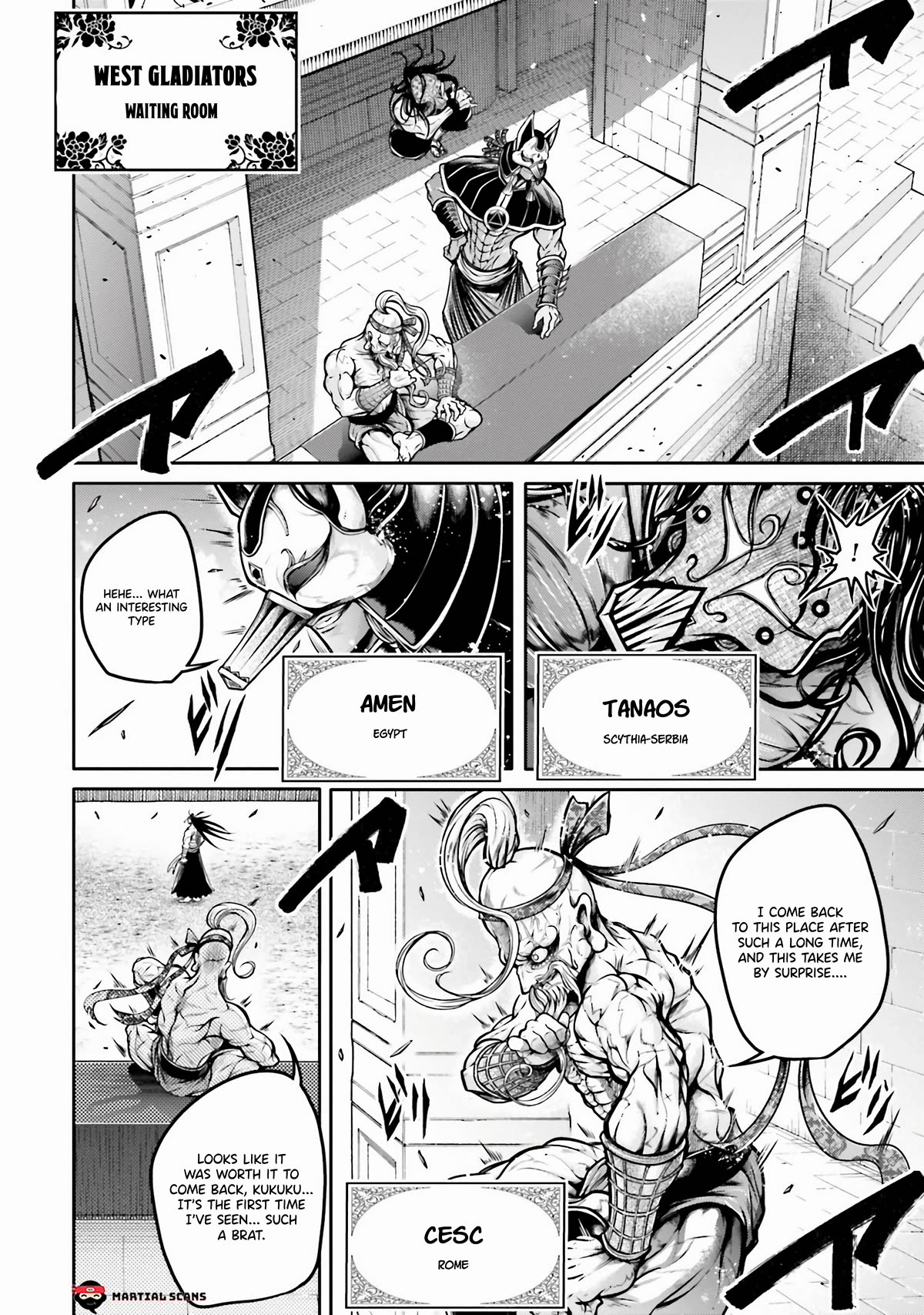 Shuumatsu no Valkyrie: The Legend of Lu Bu Fengxian Chapter 28 page 3 - Chapter 28: The hero vs The barbarian