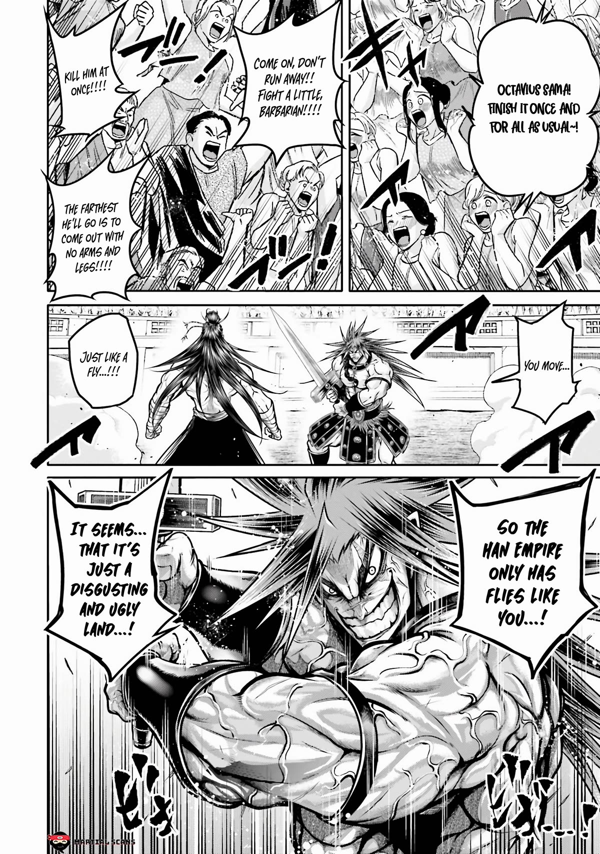 Shuumatsu no Valkyrie: The Legend of Lu Bu Fengxian Chapter 28 page 9 - Chapter 28: The hero vs The barbarian