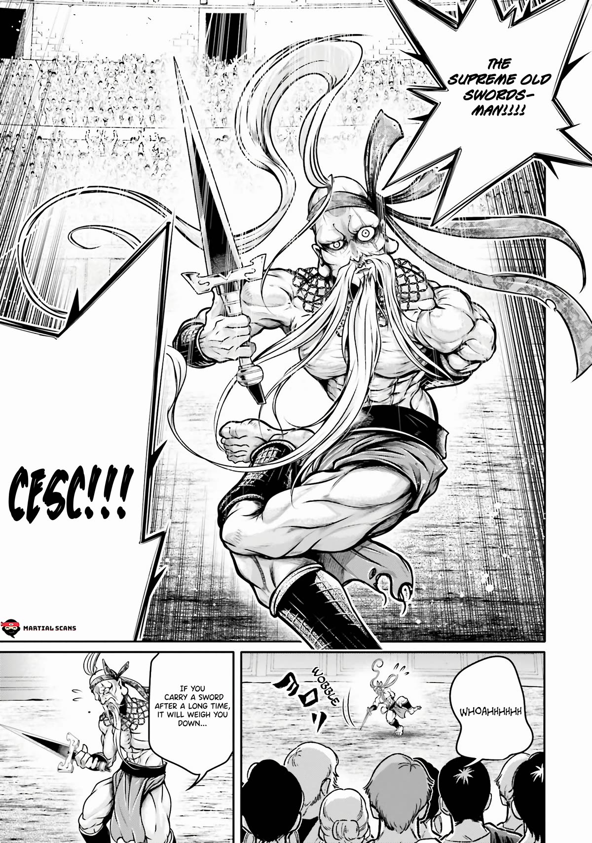Shuumatsu no Valkyrie: The Legend of Lu Bu Fengxian Chapter 29 page 10 - Chapter 29: The Old Swordsman