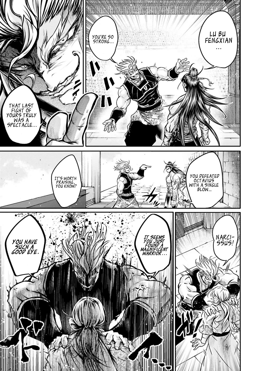 Shuumatsu no Valkyrie: The Legend of Lu Bu Fengxian Chapter 30 page 7 - Chapter 30: Strong Heart