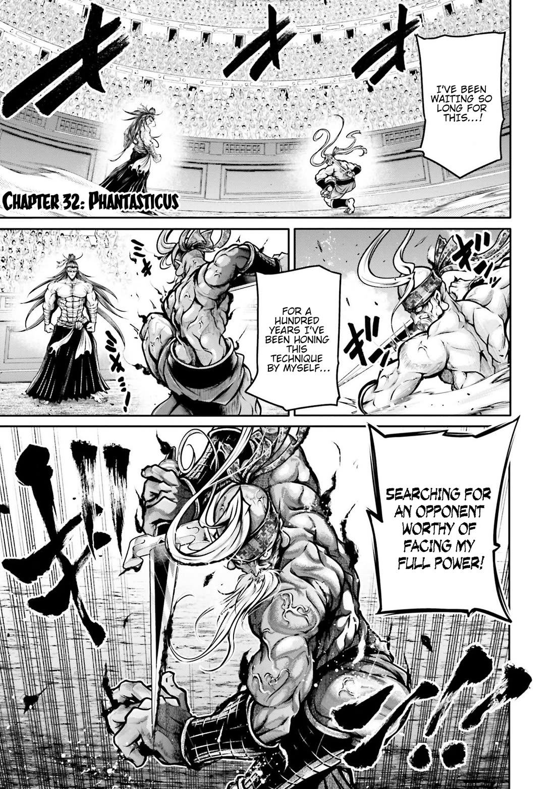 Shuumatsu no Valkyrie: The Legend of Lu Bu Fengxian Chapter 32 page 1 - Chapter 32: Phantasticus