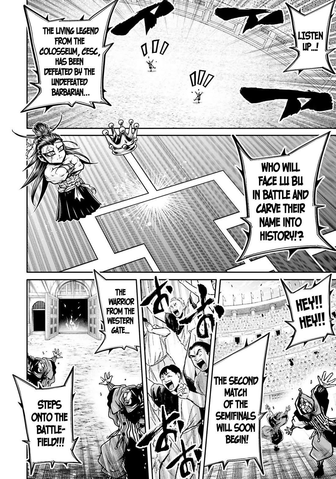 Shuumatsu no Valkyrie: The Legend of Lu Bu Fengxian Chapter 33 page 4 - Chapter 33: A Man’s Pride