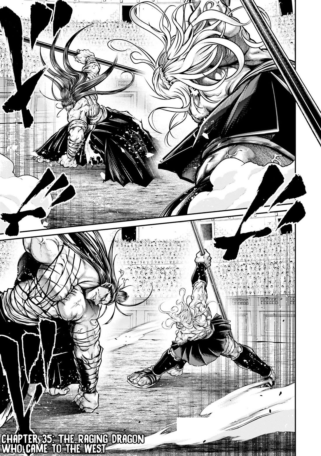 Shuumatsu no Valkyrie: The Legend of Lu Bu Fengxian Chapter 35 page 1 - Chapter 35: The Raging Dragon Who Came To The West