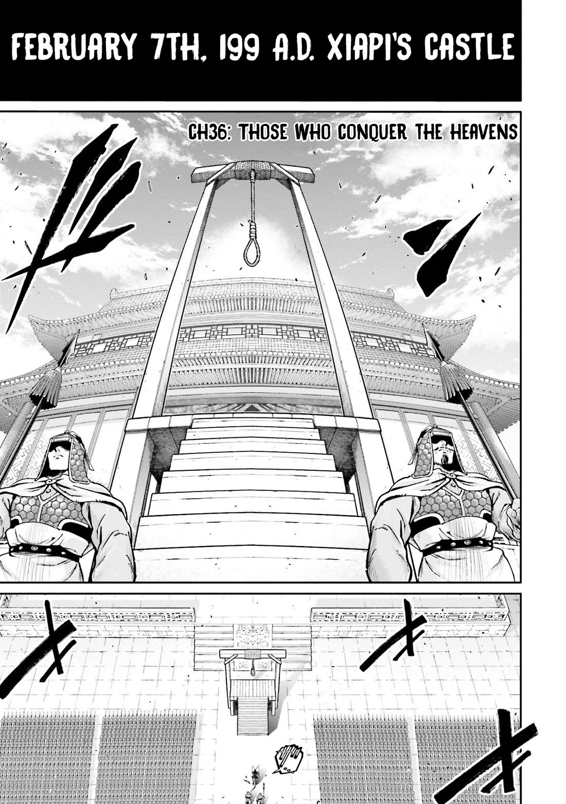 Shuumatsu no Valkyrie: The Legend of Lu Bu Fengxian Chapter 36 page 1 - Chapter 36: Those Who Conquer the Heavens