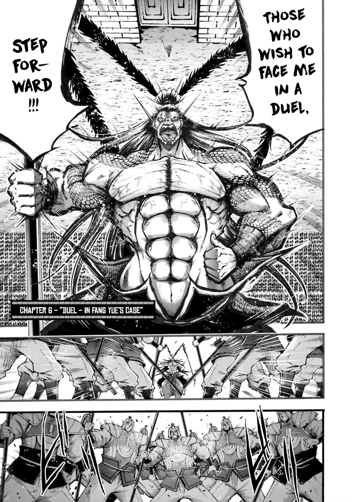 Shuumatsu no Valkyrie: The Legend of Lu Bu Fengxian Chapter 6 page 2 - Chapter 6: Duel - In Fang Yue's Case