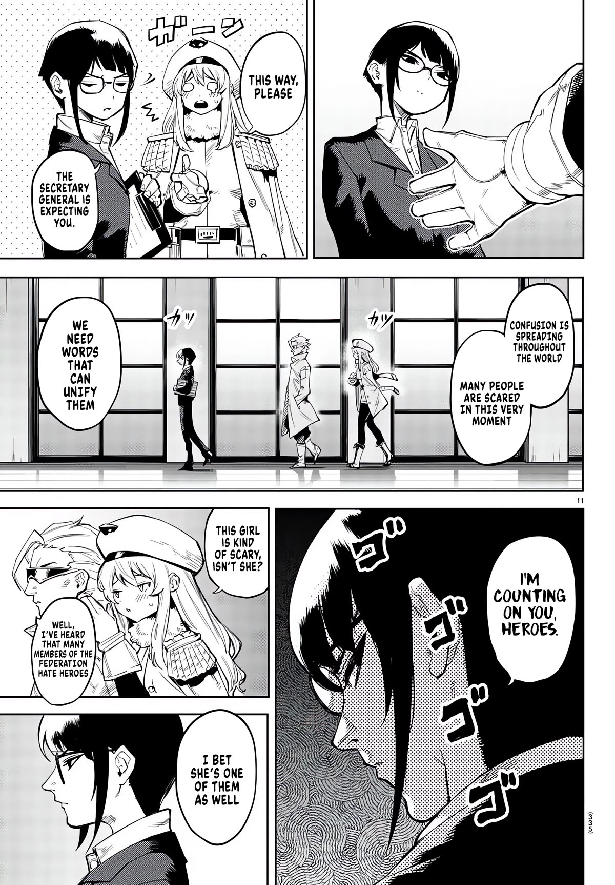 SHY Chapter 105 page 11 - Chapter 105: Adults Who Know No War