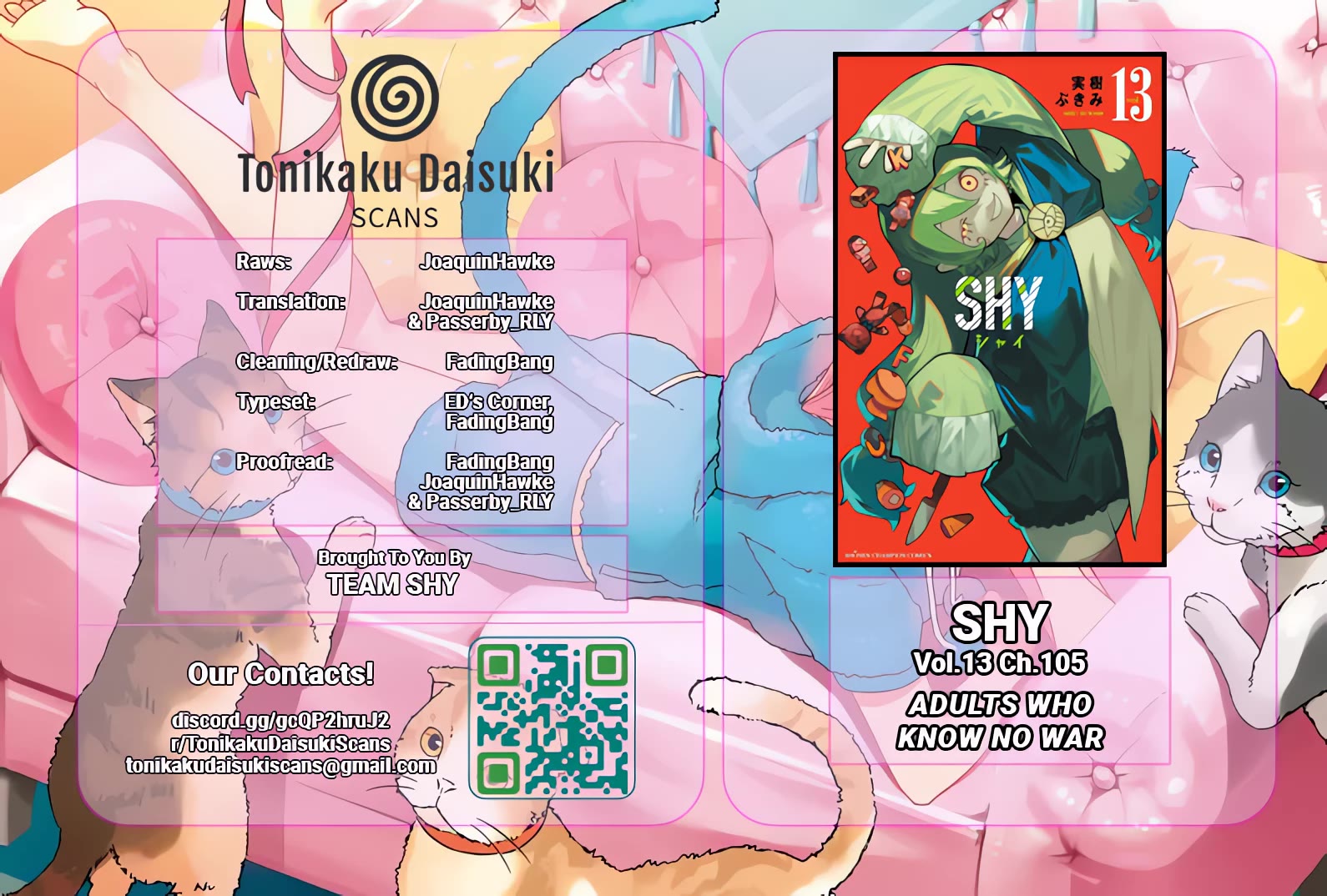 SHY Chapter 105 page 20 - Chapter 105: Adults Who Know No War