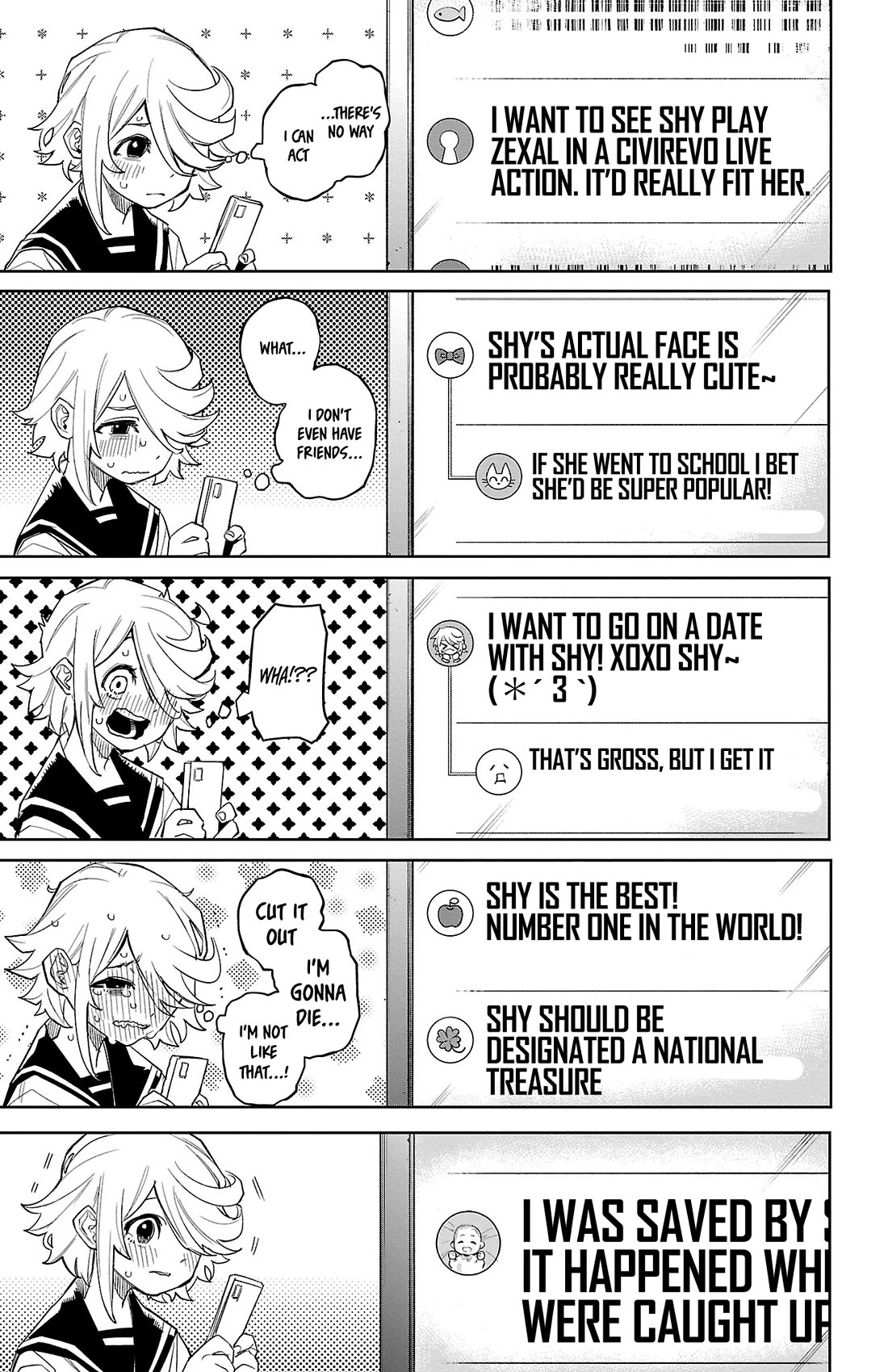 SHY Chapter 164 page 12 - Chapter 164: Smartphone for the Heart!