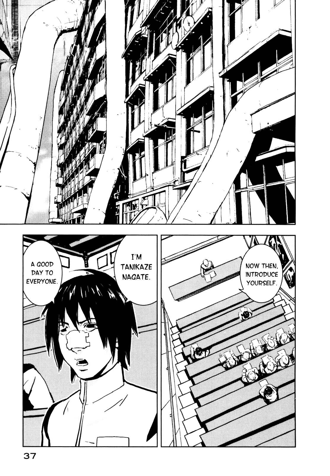 Sidonia no Kishi Chapter 1 page 38 - Chapter 1: Tanikaze Nagate's Choice