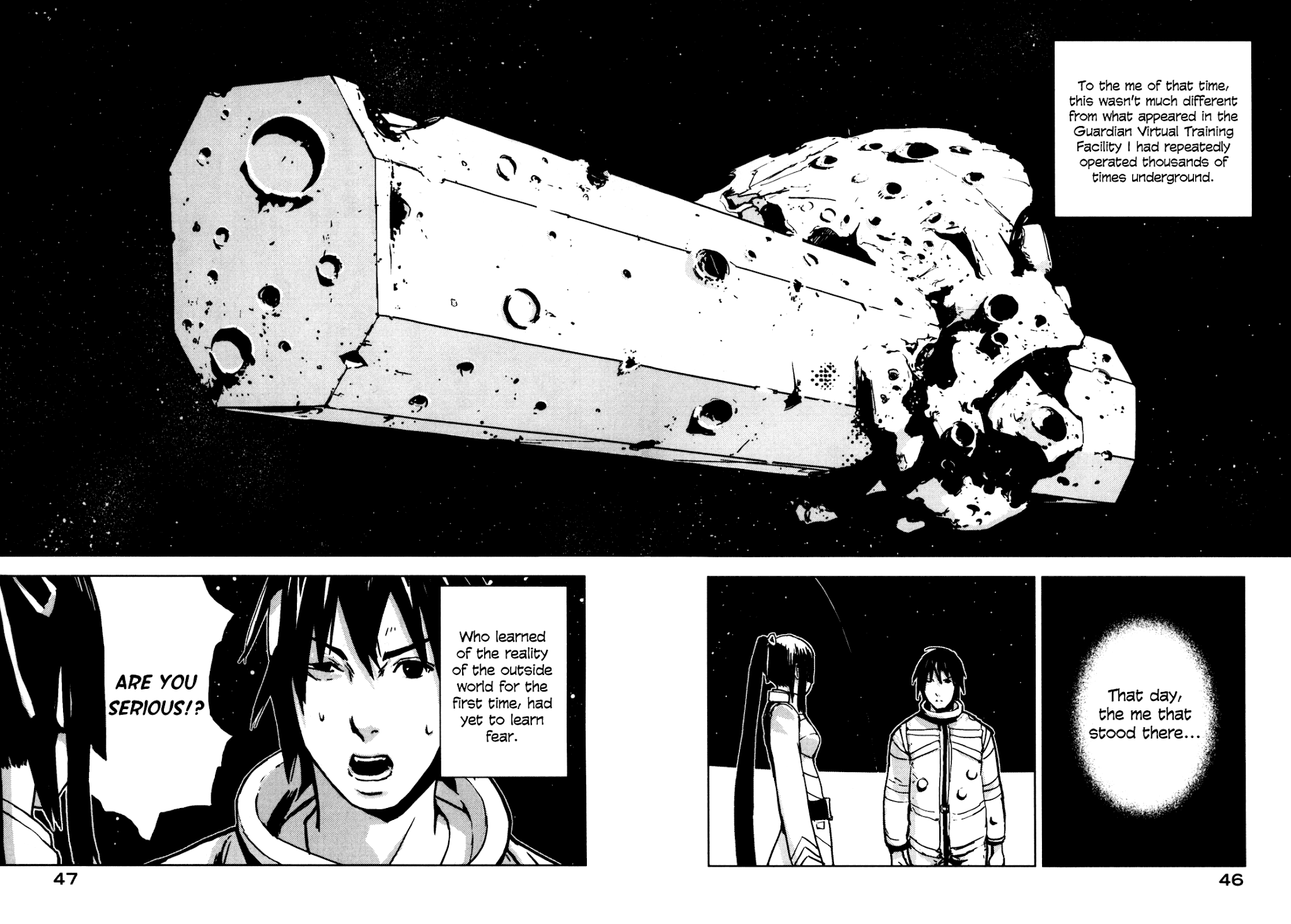 Sidonia no Kishi Chapter 1 page 46 - Chapter 1: Tanikaze Nagate's Choice