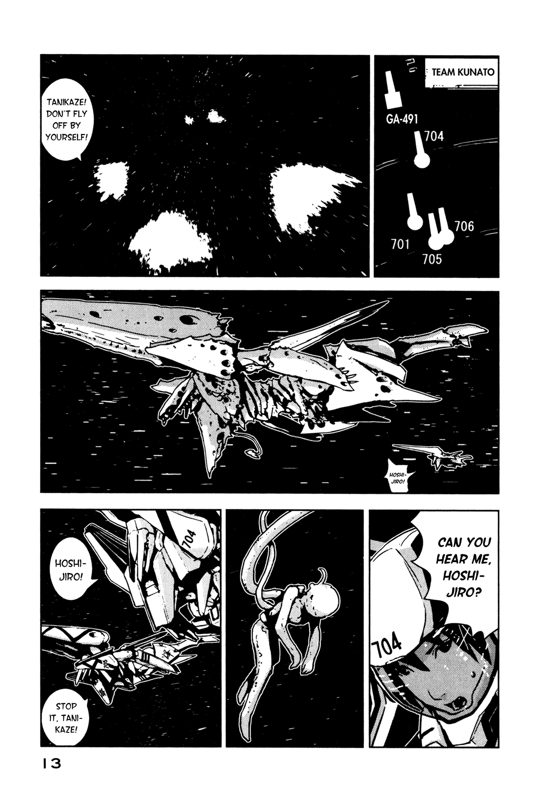Sidonia no Kishi Chapter 11 page 14 - Chapter 11: Hoshijiro Shizuka's Homeward Voyage