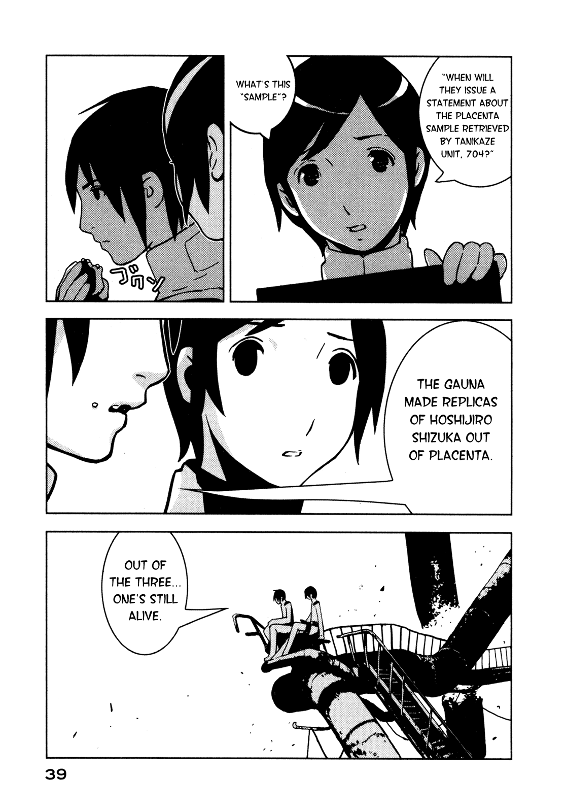Sidonia no Kishi Chapter 11 page 39 - Chapter 11: Hoshijiro Shizuka's Homeward Voyage