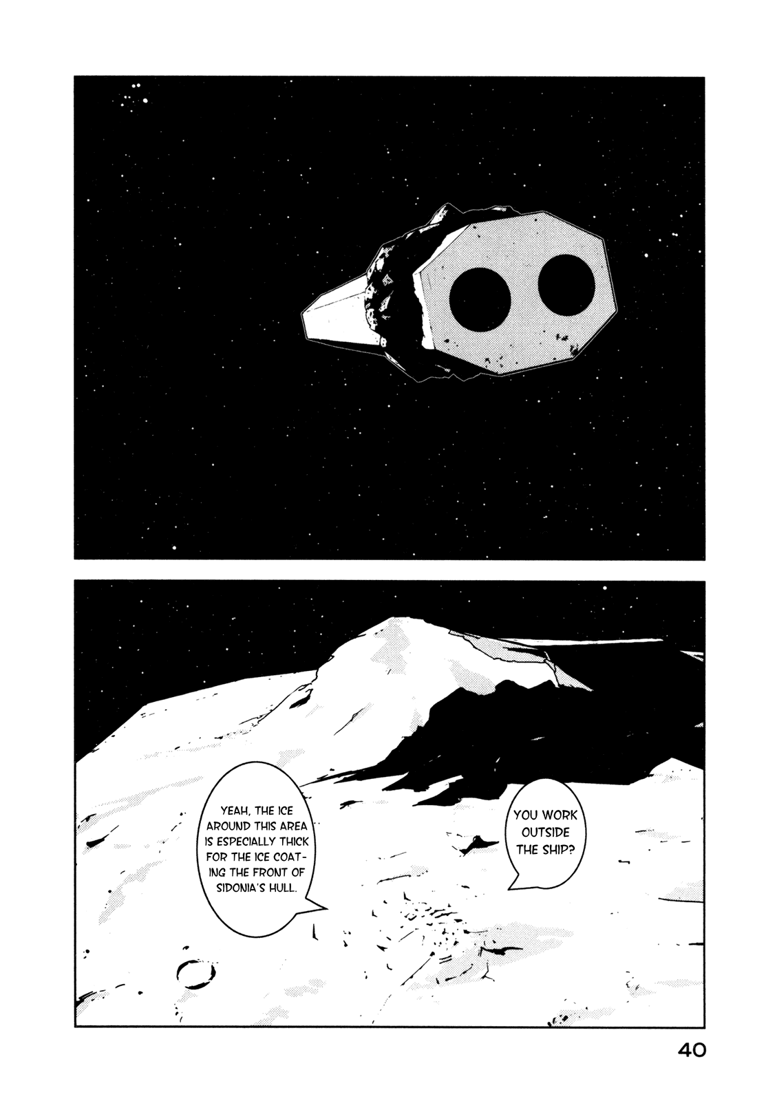 Sidonia no Kishi Chapter 11 page 40 - Chapter 11: Hoshijiro Shizuka's Homeward Voyage