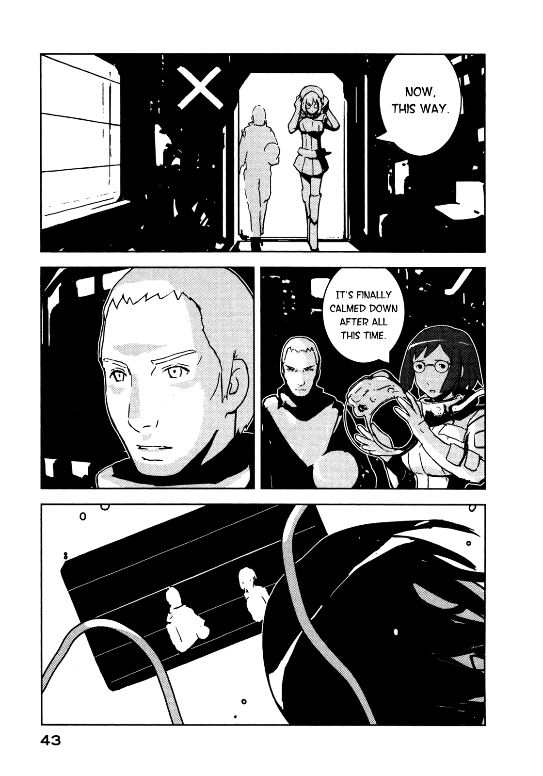 Sidonia no Kishi Chapter 11 page 43 - Chapter 11: Hoshijiro Shizuka's Homeward Voyage