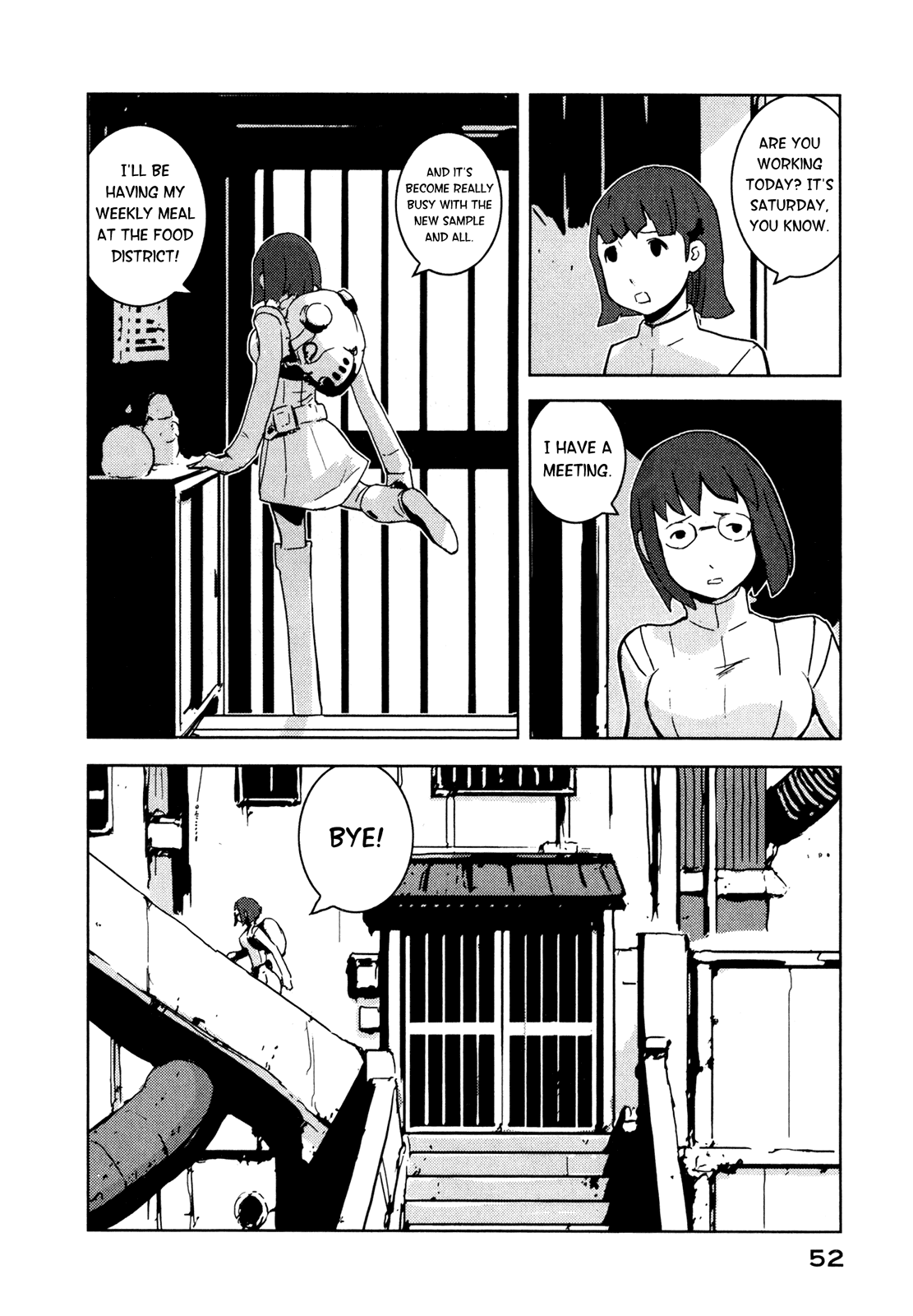 Sidonia no Kishi Chapter 12 page 3 - Chapter 12: Tahiro Numi's Weekly Meal
