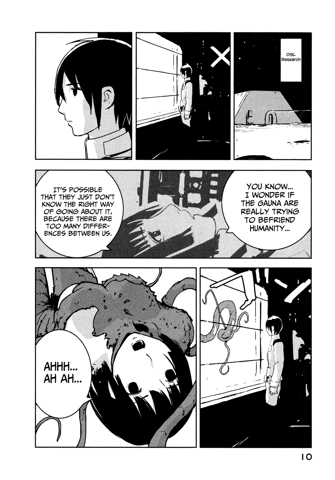 Sidonia no Kishi Chapter 16 page 10 - Chapter 16: Shinatose Izana's First Sortie