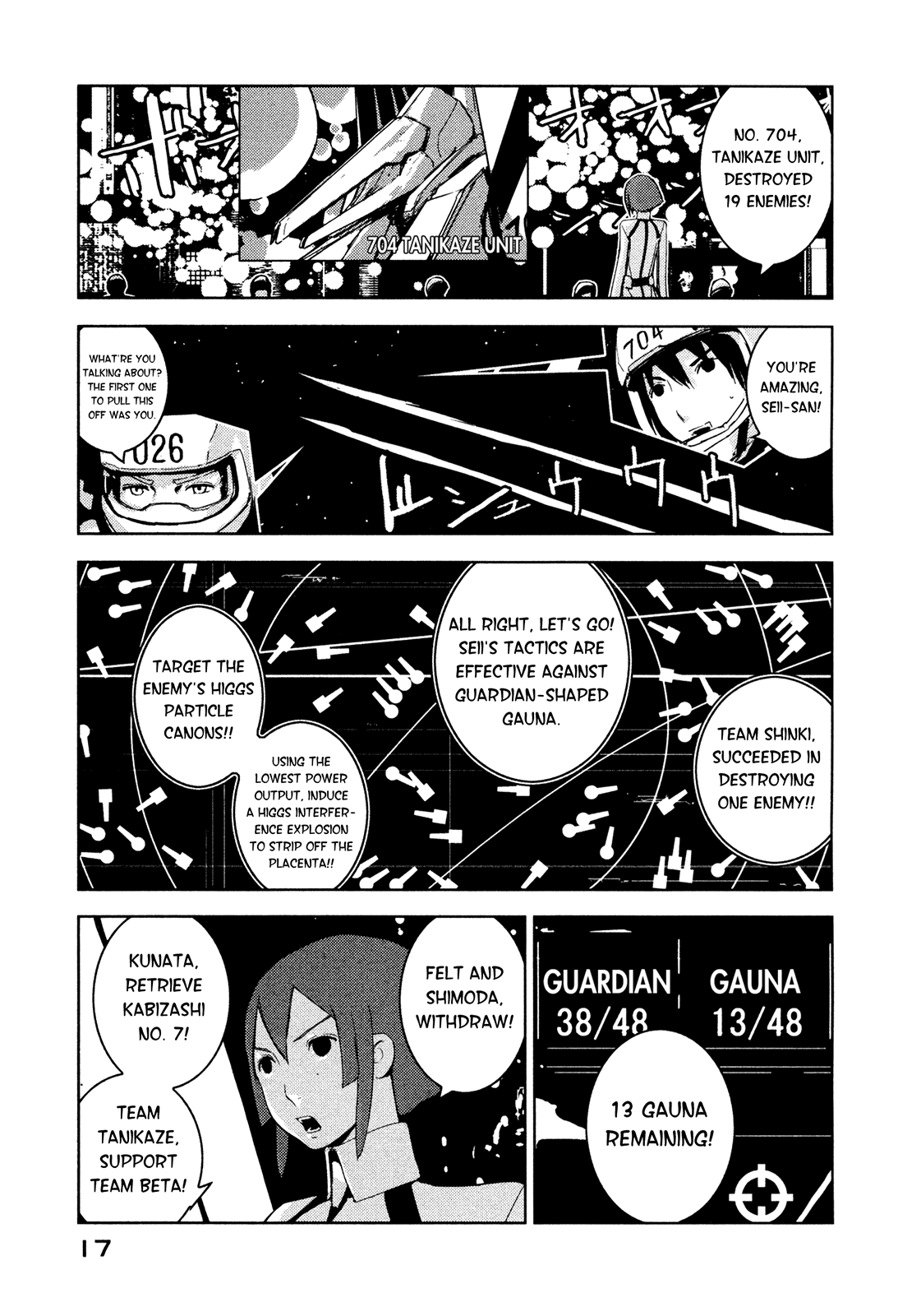 Sidonia no Kishi Chapter 16 page 17 - Chapter 16: Shinatose Izana's First Sortie