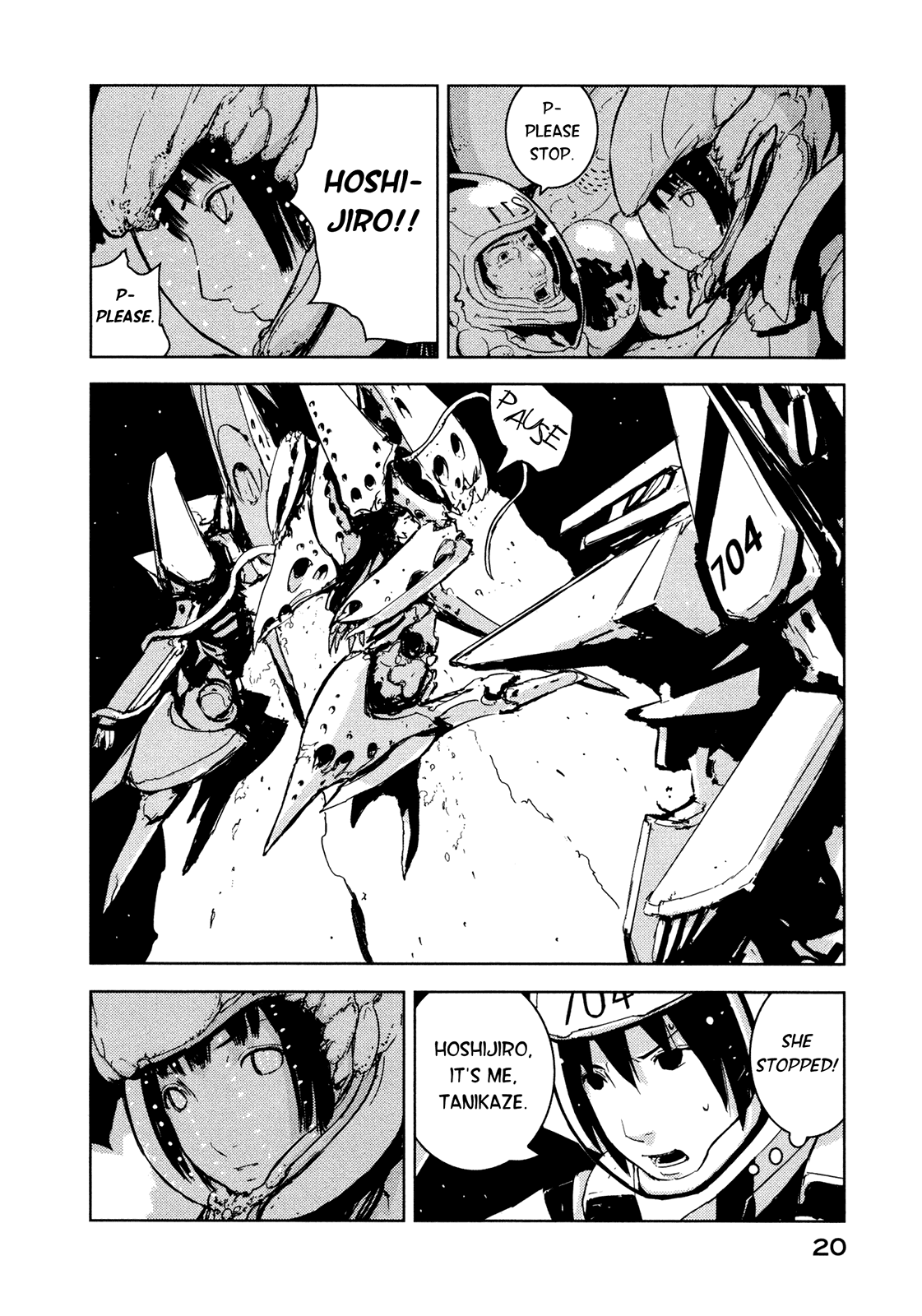 Sidonia no Kishi Chapter 16 page 20 - Chapter 16: Shinatose Izana's First Sortie