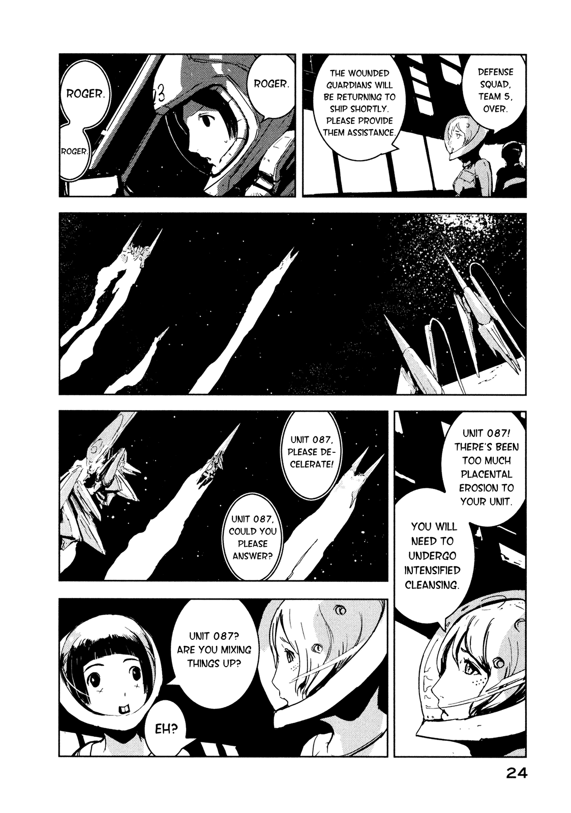 Sidonia no Kishi Chapter 16 page 24 - Chapter 16: Shinatose Izana's First Sortie