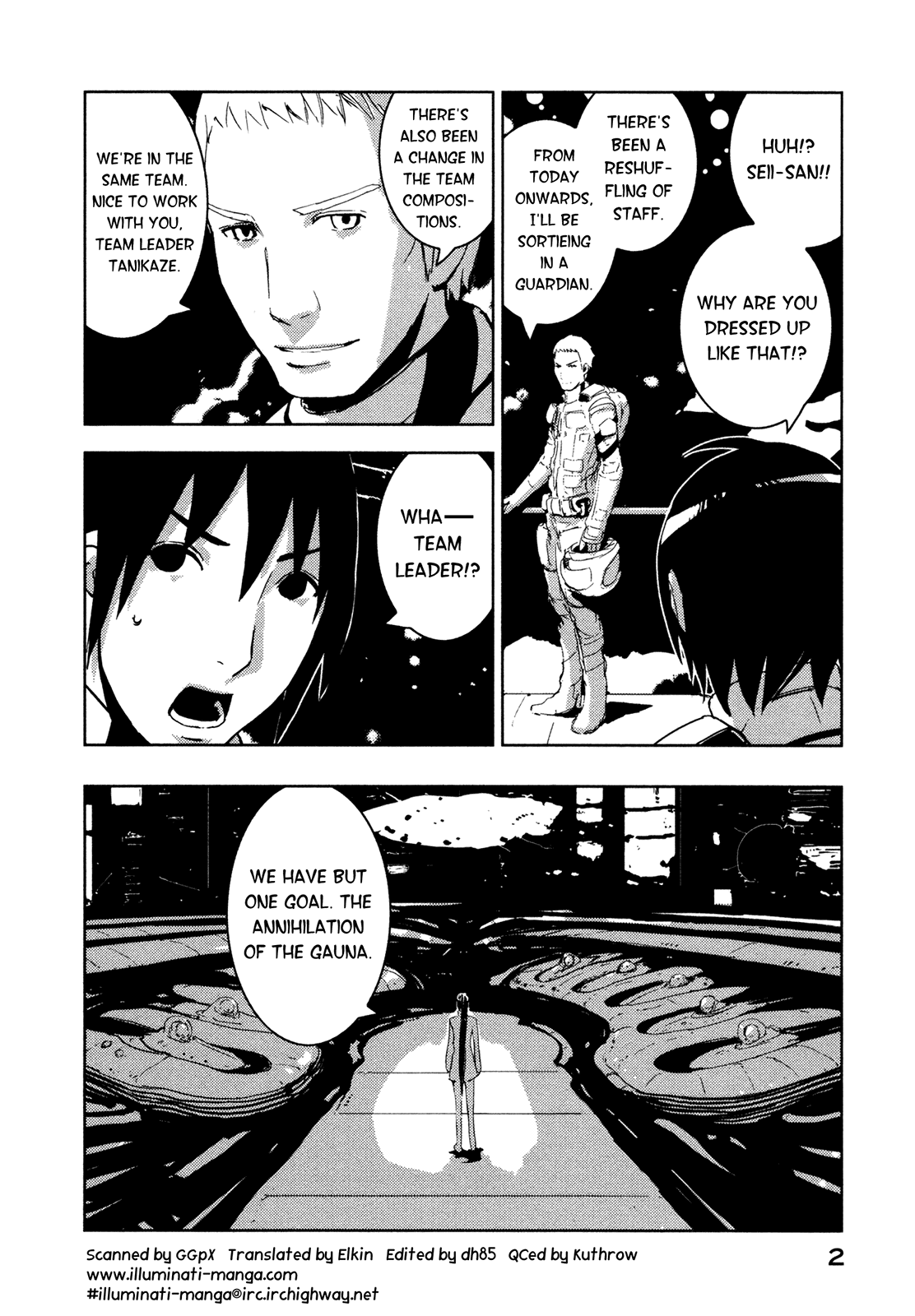 Sidonia no Kishi Chapter 16 page 3 - Chapter 16: Shinatose Izana's First Sortie