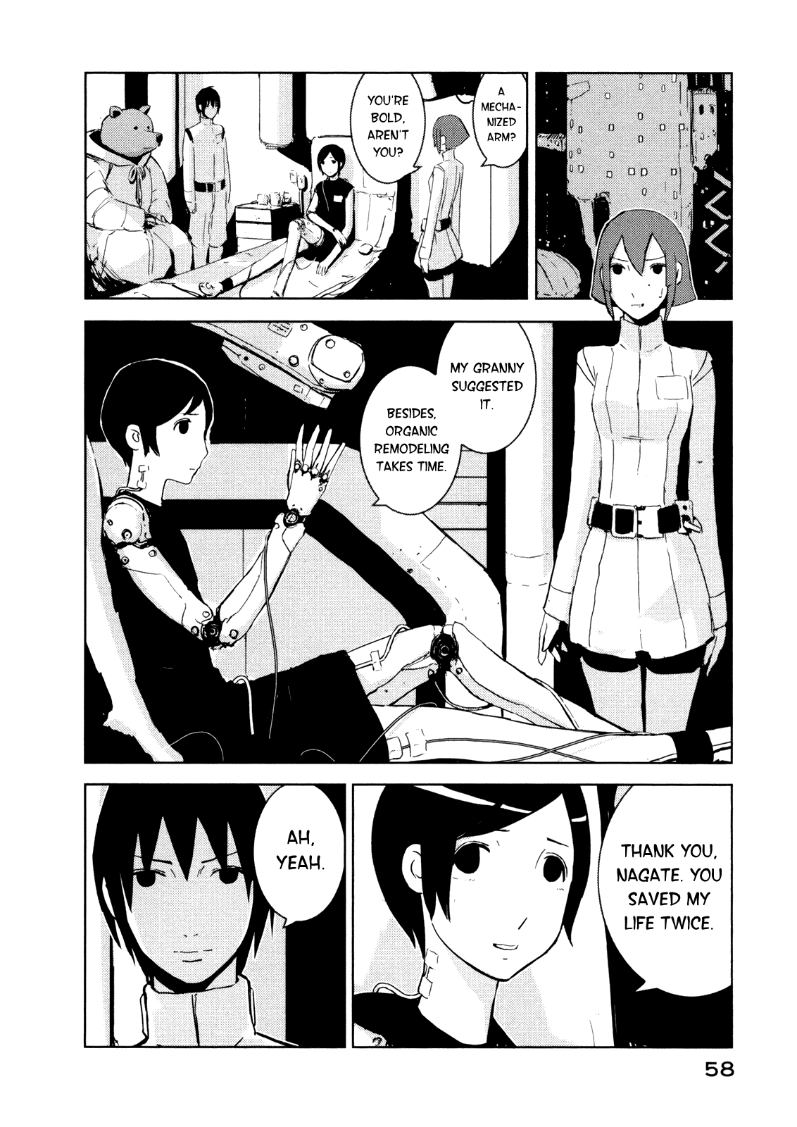 Sidonia no Kishi Chapter 17 page 23 - Chapter 17: Tanikaze Nagate's Decision