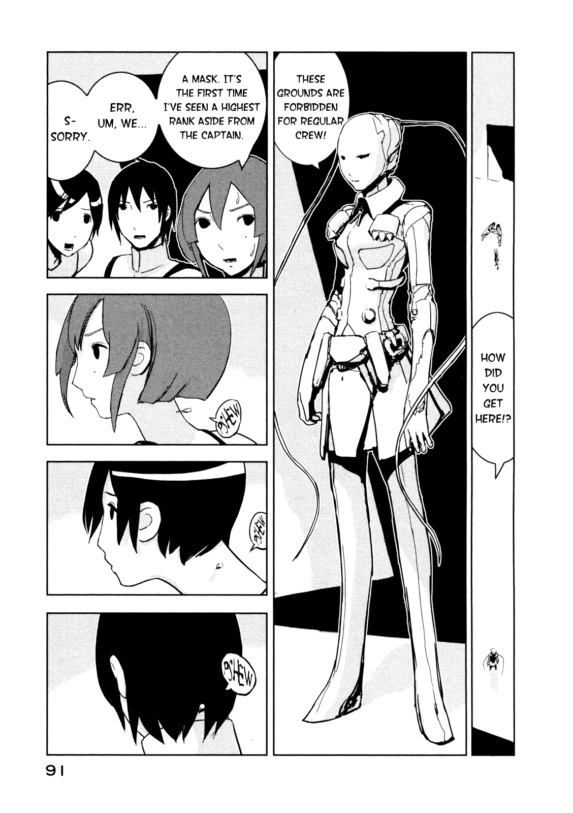 Sidonia no Kishi Chapter 18 page 25 - Chapter 18: Scientist Ochiai's Daughter