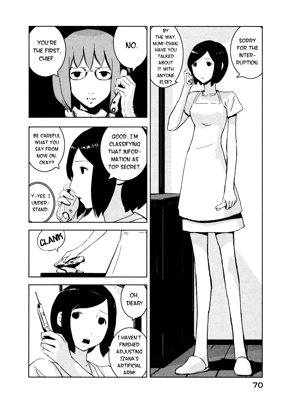 Sidonia no Kishi Chapter 18 page 4 - Chapter 18: Scientist Ochiai's Daughter