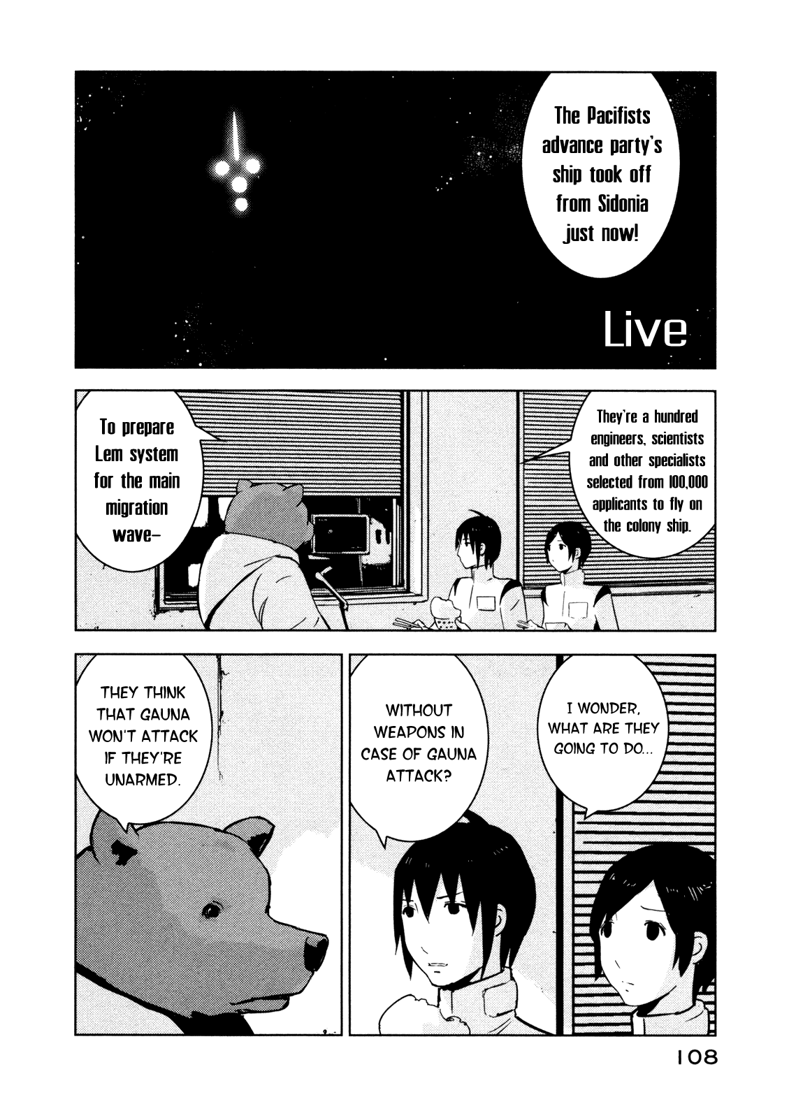Sidonia no Kishi Chapter 19 page 10 - Chapter 19: The Dream Shinatose Izana Saw