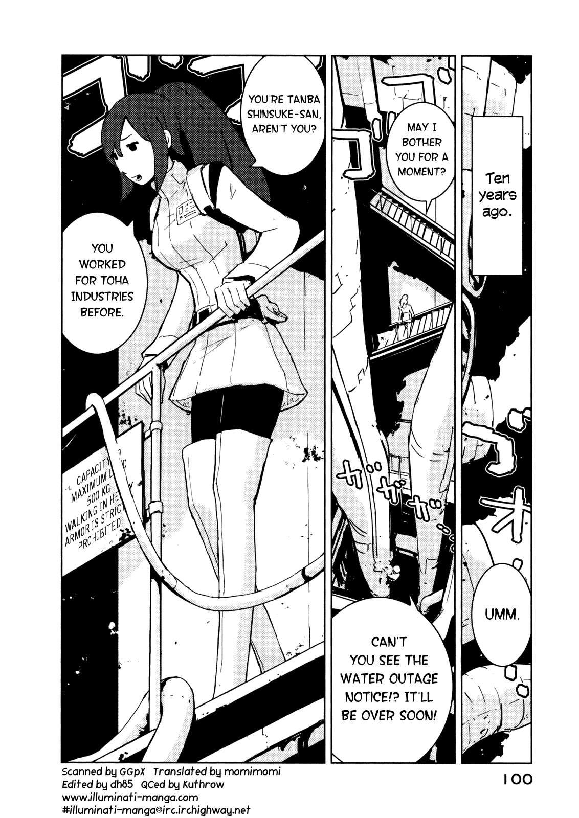 Sidonia no Kishi Chapter 19 page 2 - Chapter 19: The Dream Shinatose Izana Saw