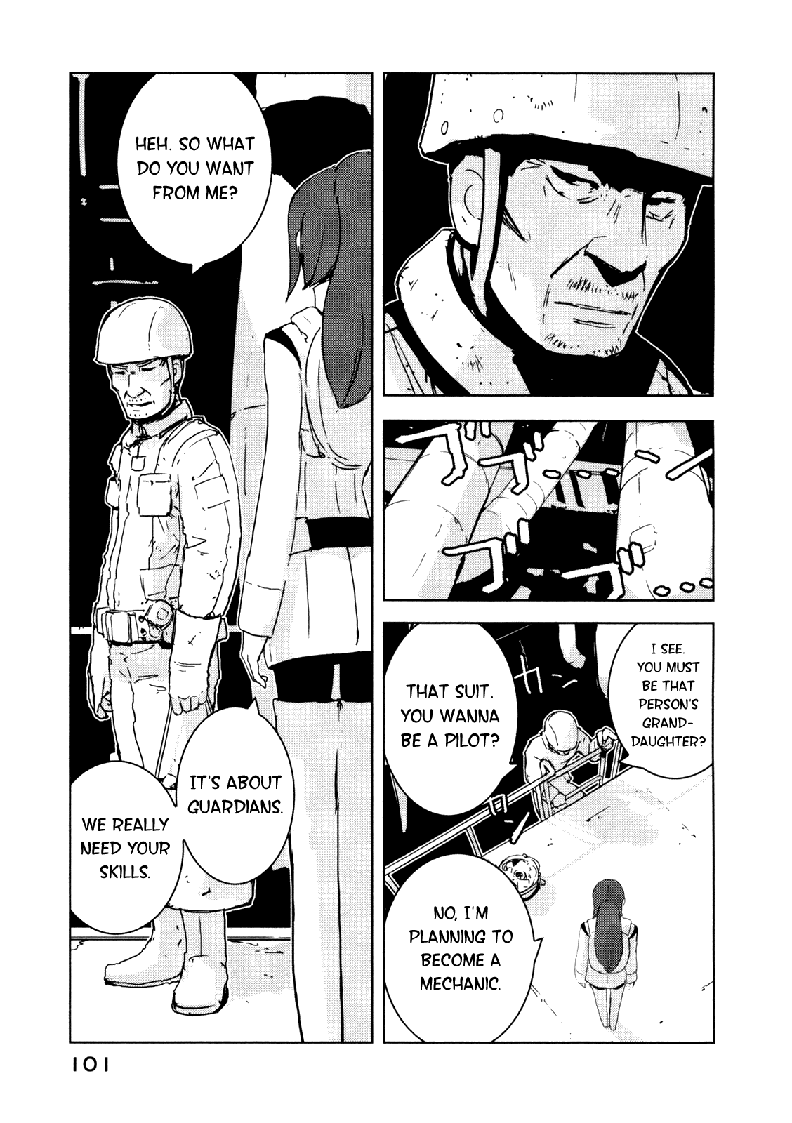 Sidonia no Kishi Chapter 19 page 3 - Chapter 19: The Dream Shinatose Izana Saw