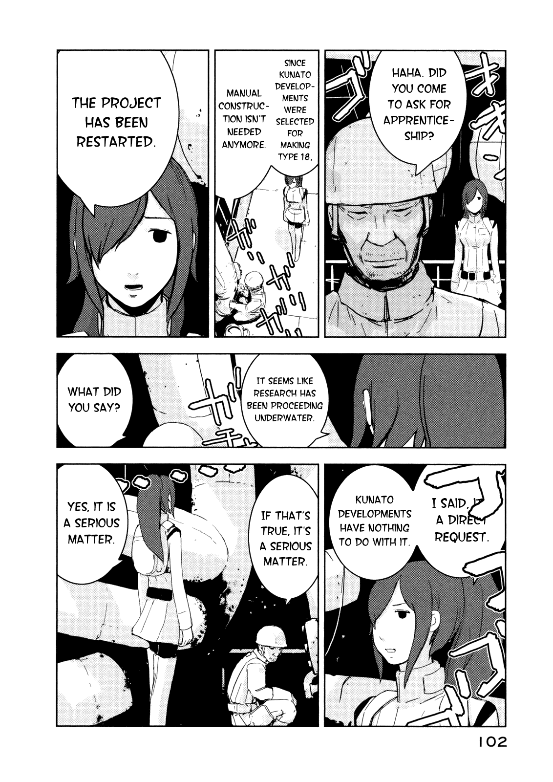 Sidonia no Kishi Chapter 19 page 4 - Chapter 19: The Dream Shinatose Izana Saw