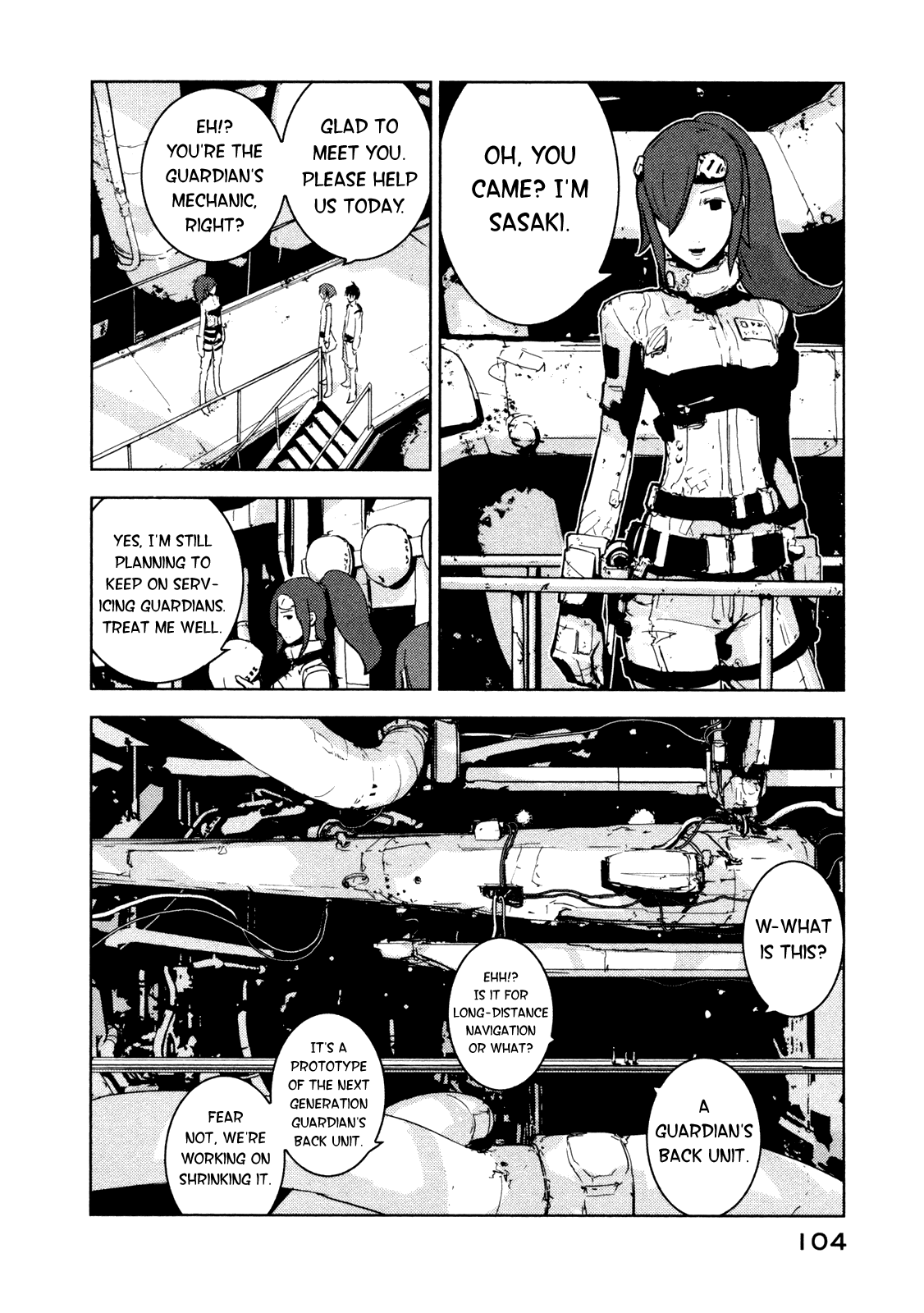 Sidonia no Kishi Chapter 19 page 6 - Chapter 19: The Dream Shinatose Izana Saw