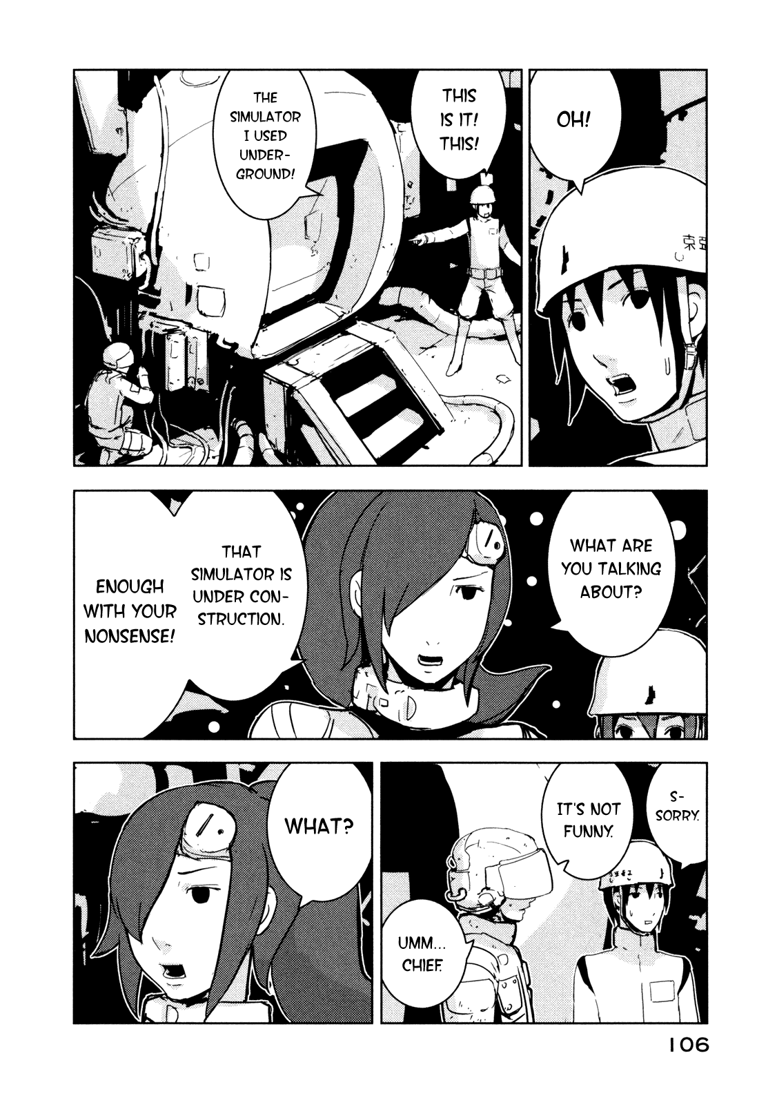 Sidonia no Kishi Chapter 19 page 8 - Chapter 19: The Dream Shinatose Izana Saw