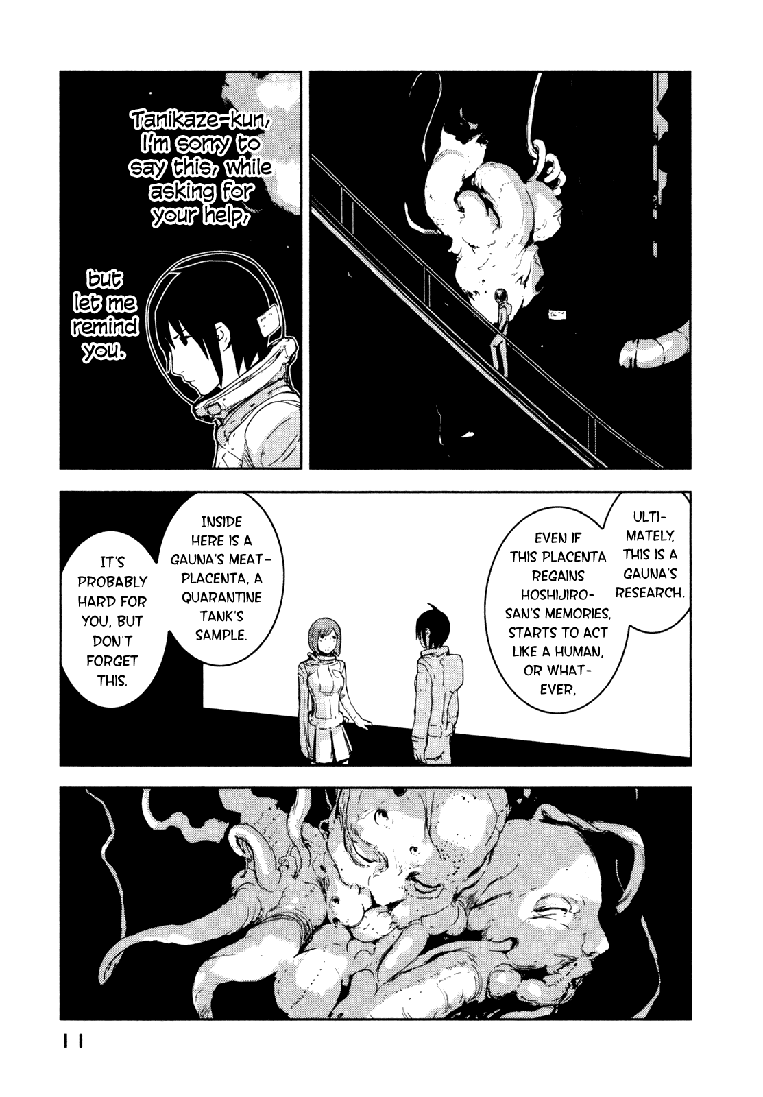 Sidonia no Kishi Chapter 21 page 13 - Chapter 21: Benisuzume's Look