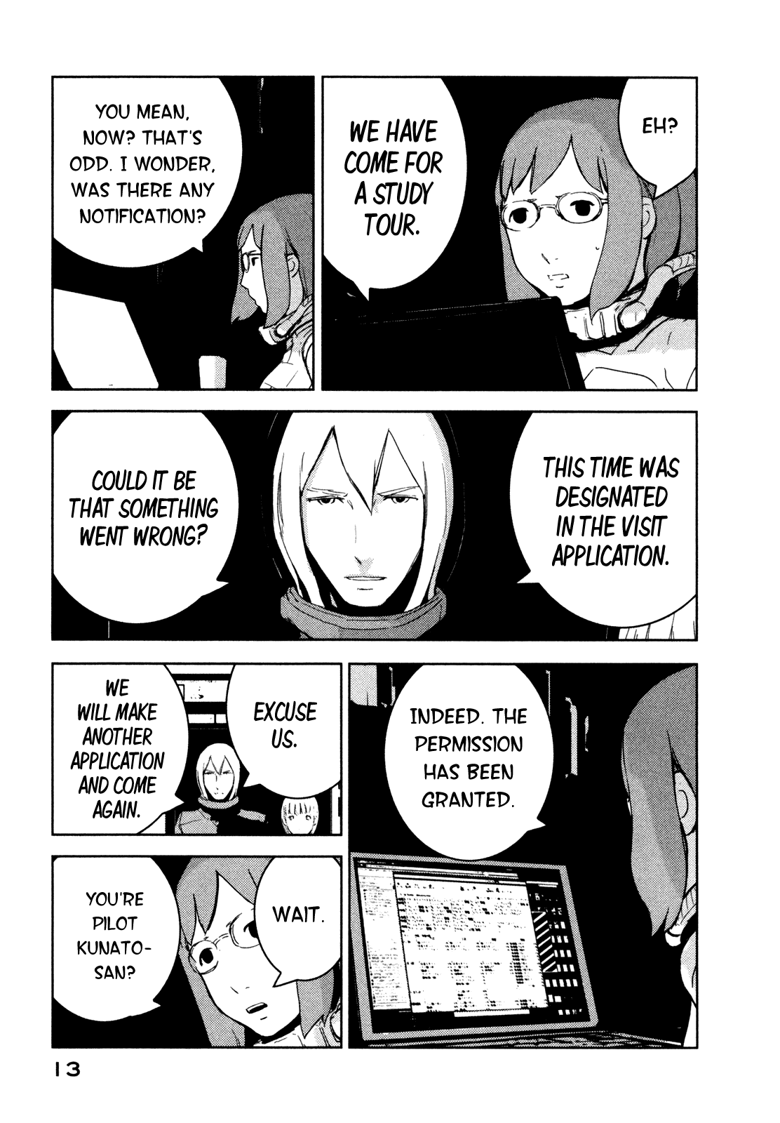 Sidonia no Kishi Chapter 21 page 15 - Chapter 21: Benisuzume's Look