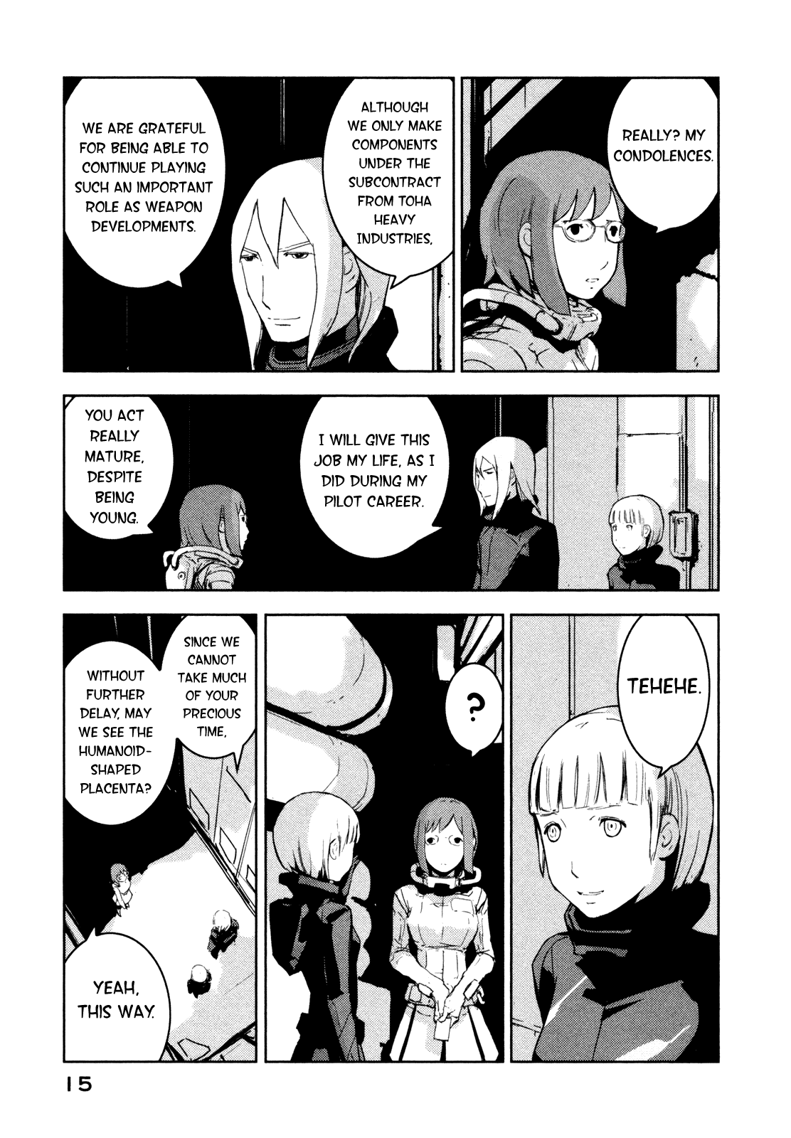 Sidonia no Kishi Chapter 21 page 17 - Chapter 21: Benisuzume's Look