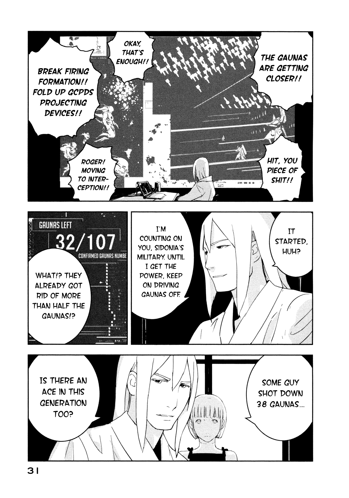 Sidonia no Kishi Chapter 21 page 33 - Chapter 21: Benisuzume's Look