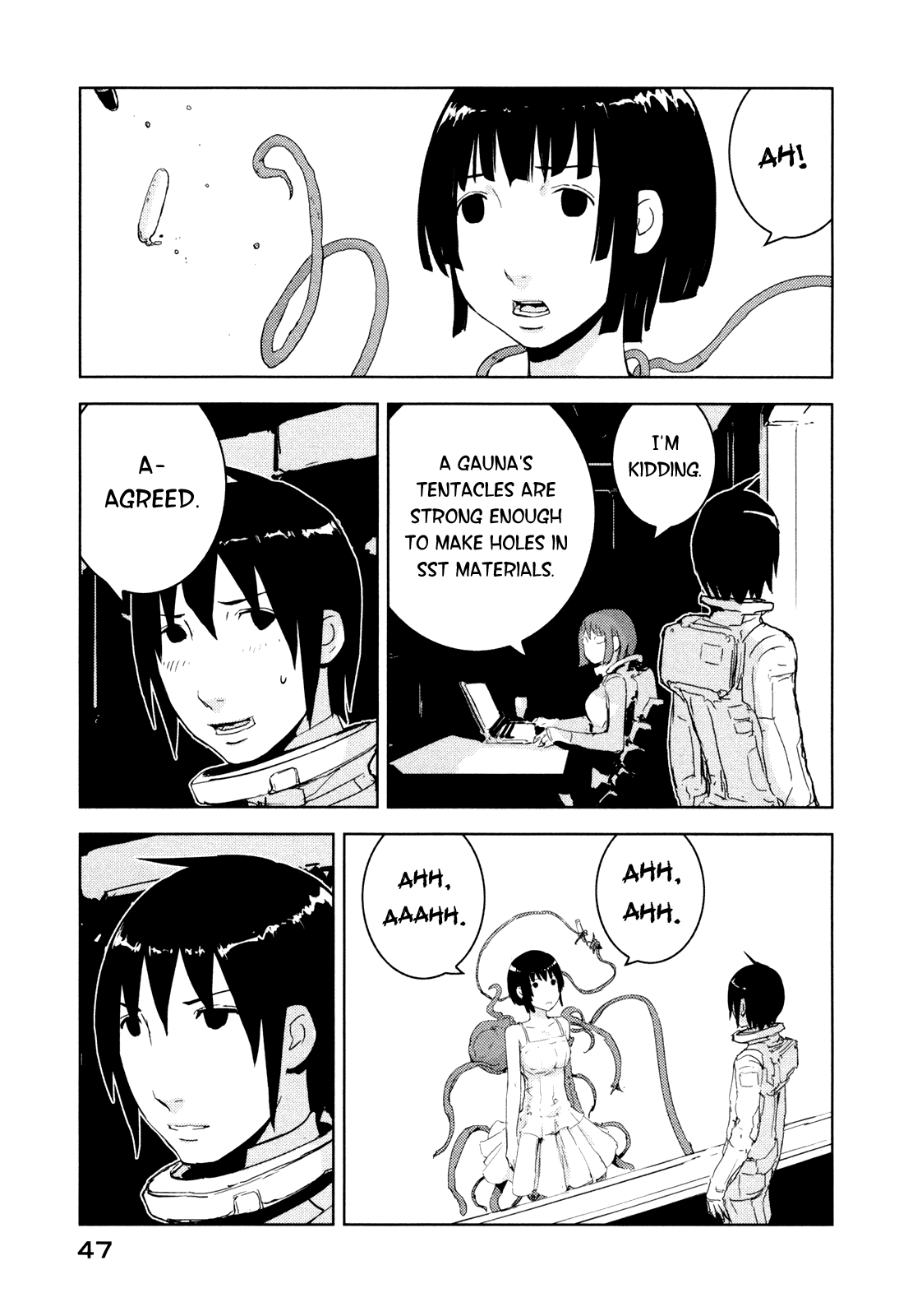 Sidonia no Kishi Chapter 22 page 13 - Chapter 22: Scientist Ochiai's Conspiracy