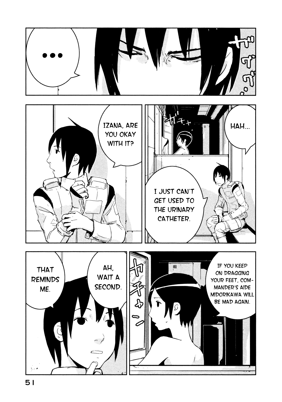Sidonia no Kishi Chapter 22 page 17 - Chapter 22: Scientist Ochiai's Conspiracy