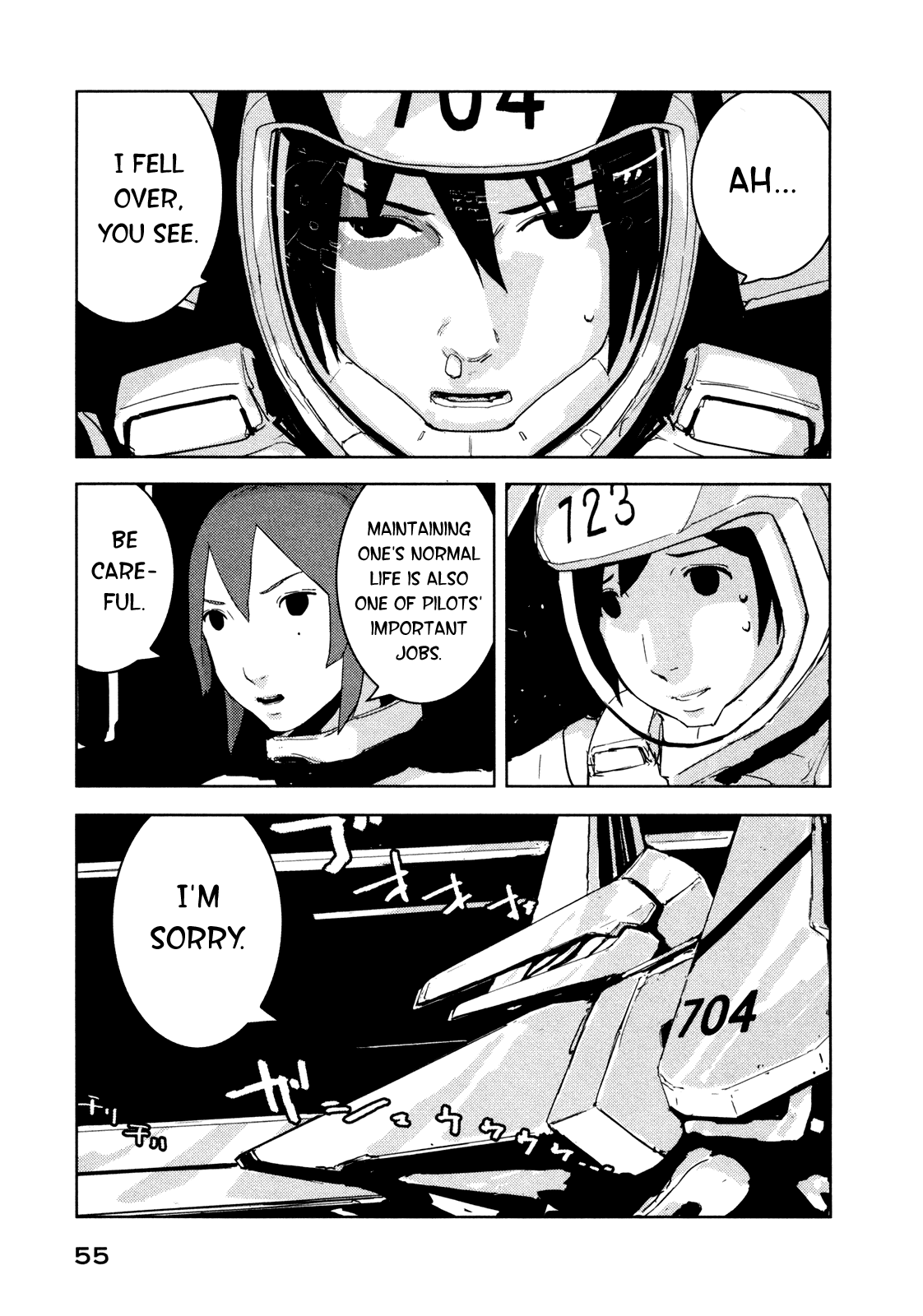 Sidonia no Kishi Chapter 22 page 21 - Chapter 22: Scientist Ochiai's Conspiracy
