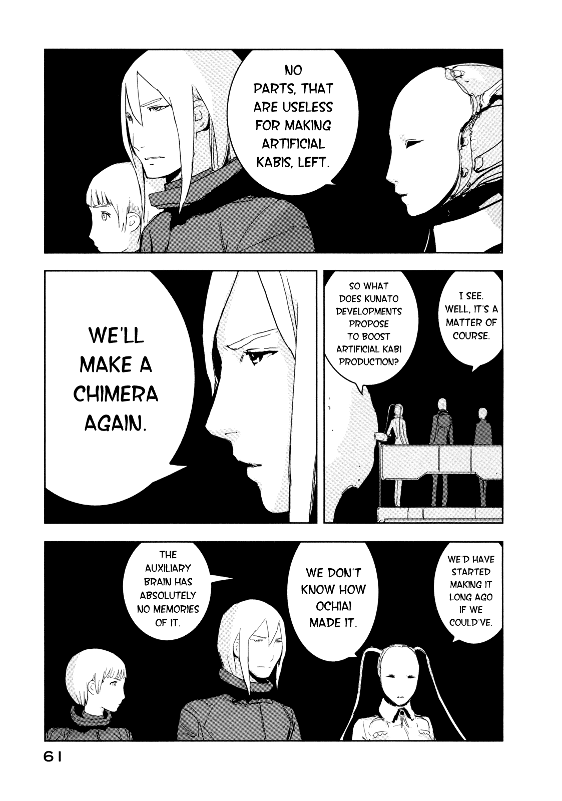 Sidonia no Kishi Chapter 22 page 27 - Chapter 22: Scientist Ochiai's Conspiracy