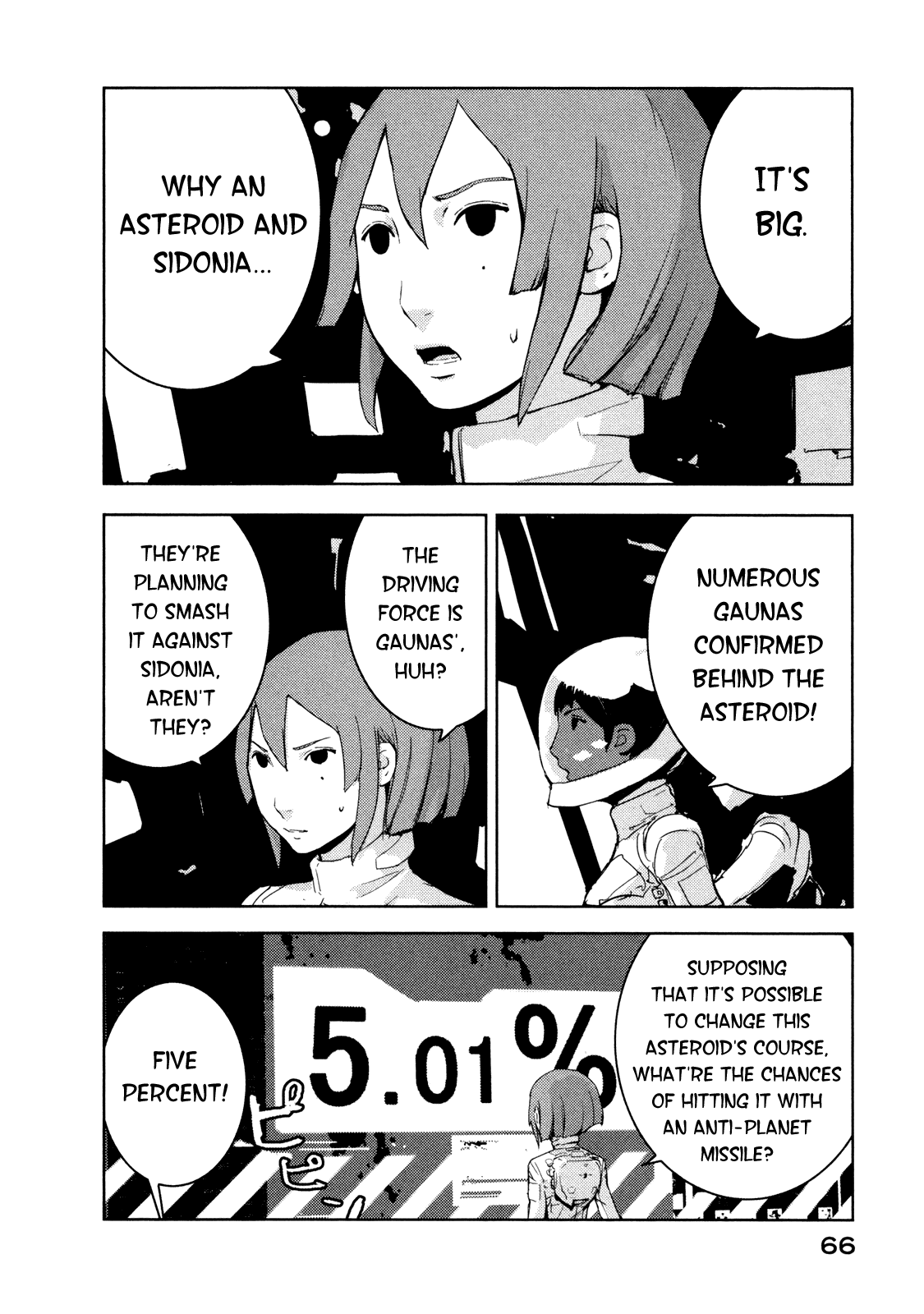 Sidonia no Kishi Chapter 22 page 32 - Chapter 22: Scientist Ochiai's Conspiracy
