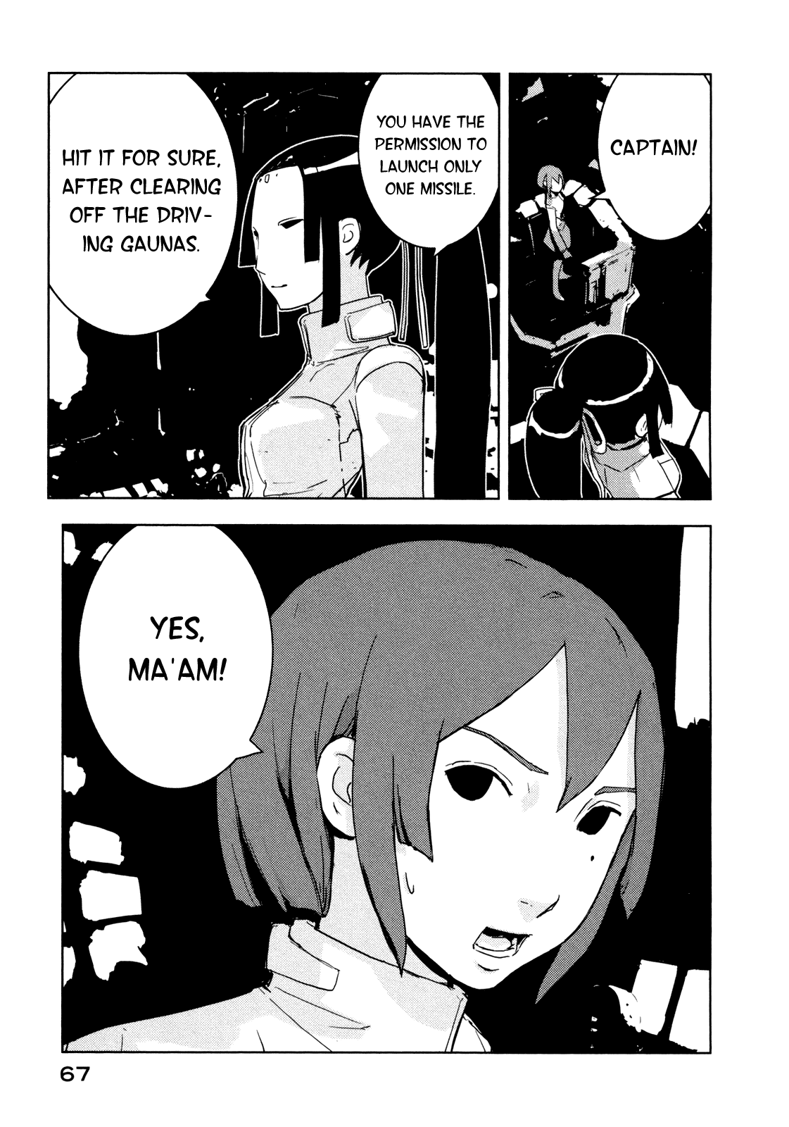Sidonia no Kishi Chapter 22 page 33 - Chapter 22: Scientist Ochiai's Conspiracy