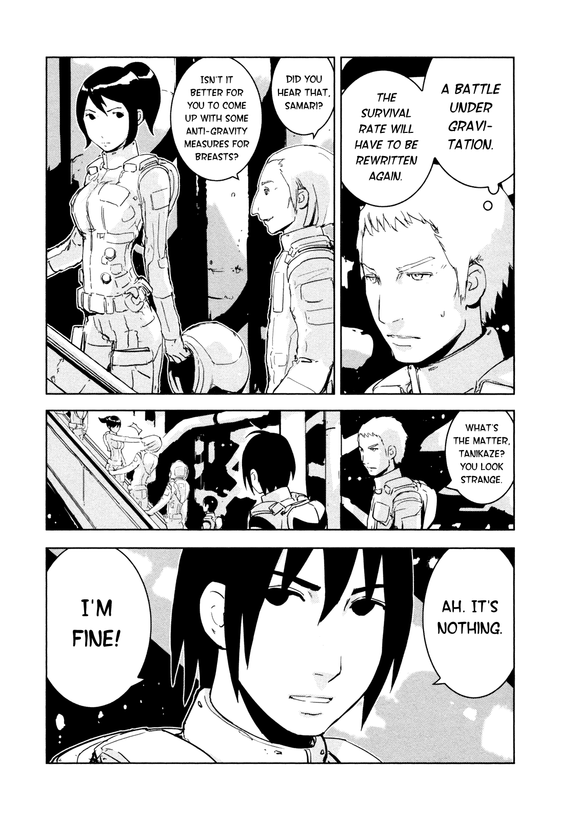 Sidonia no Kishi Chapter 22 page 35 - Chapter 22: Scientist Ochiai's Conspiracy