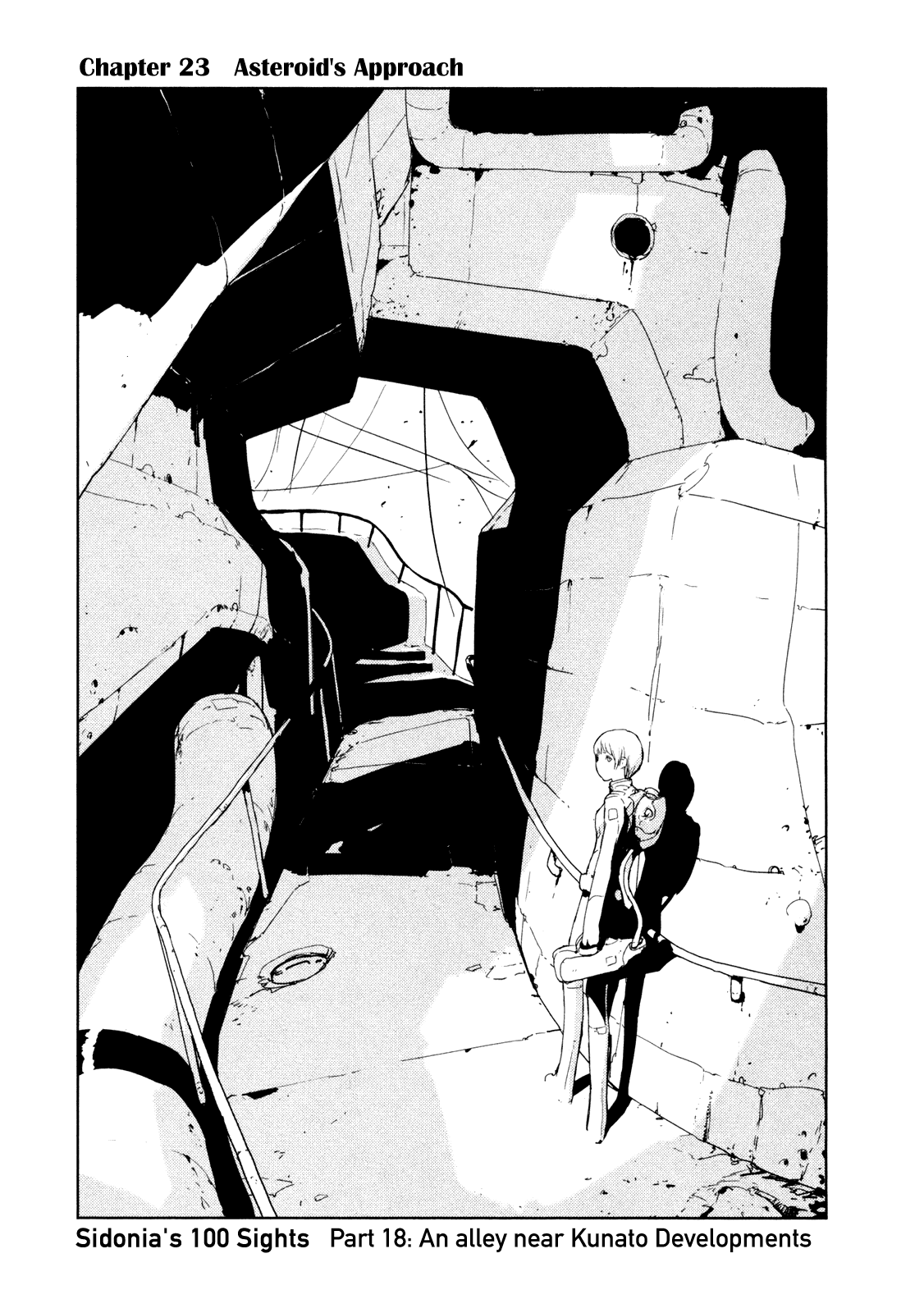 Sidonia no Kishi Chapter 23 page 1 - Chapter 23: Asteroid's Approach