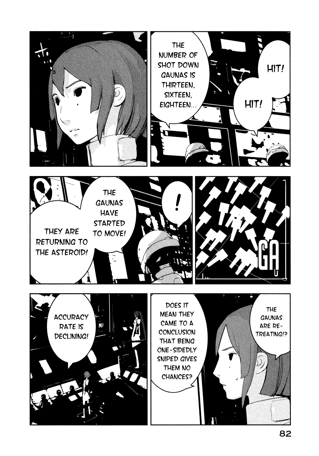 Sidonia no Kishi Chapter 23 page 12 - Chapter 23: Asteroid's Approach